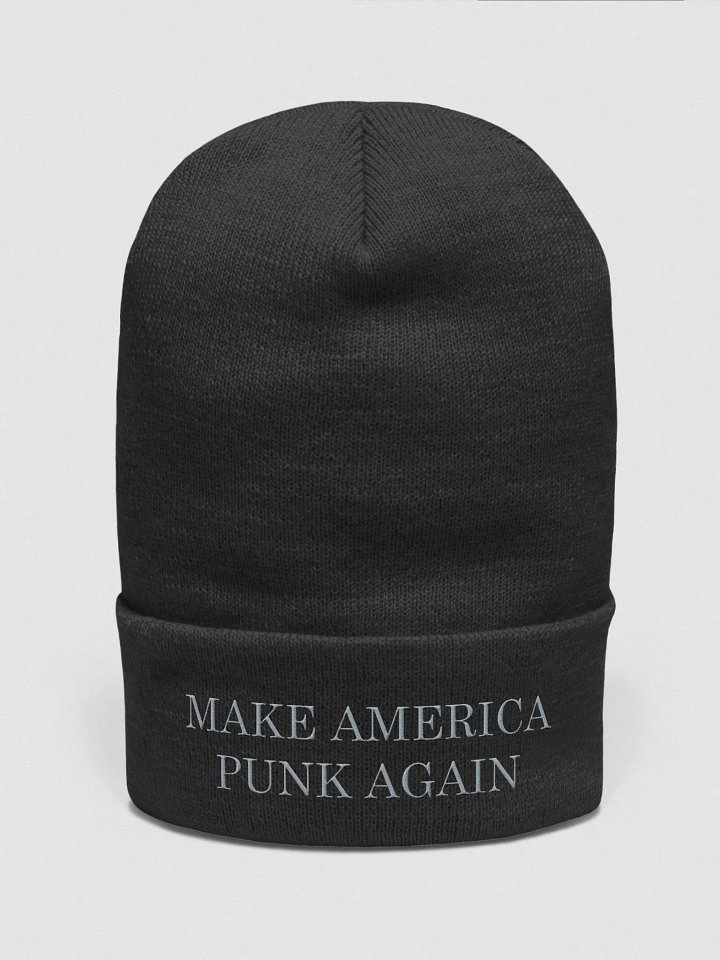 Make America Punk Again Beanie - Grey product image (1)