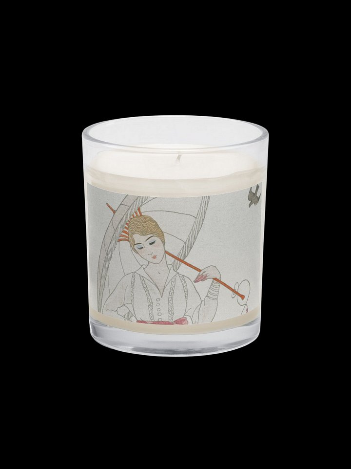 Summer. Soy Wax Candle In A Clear Glass Jar. product image (2)
