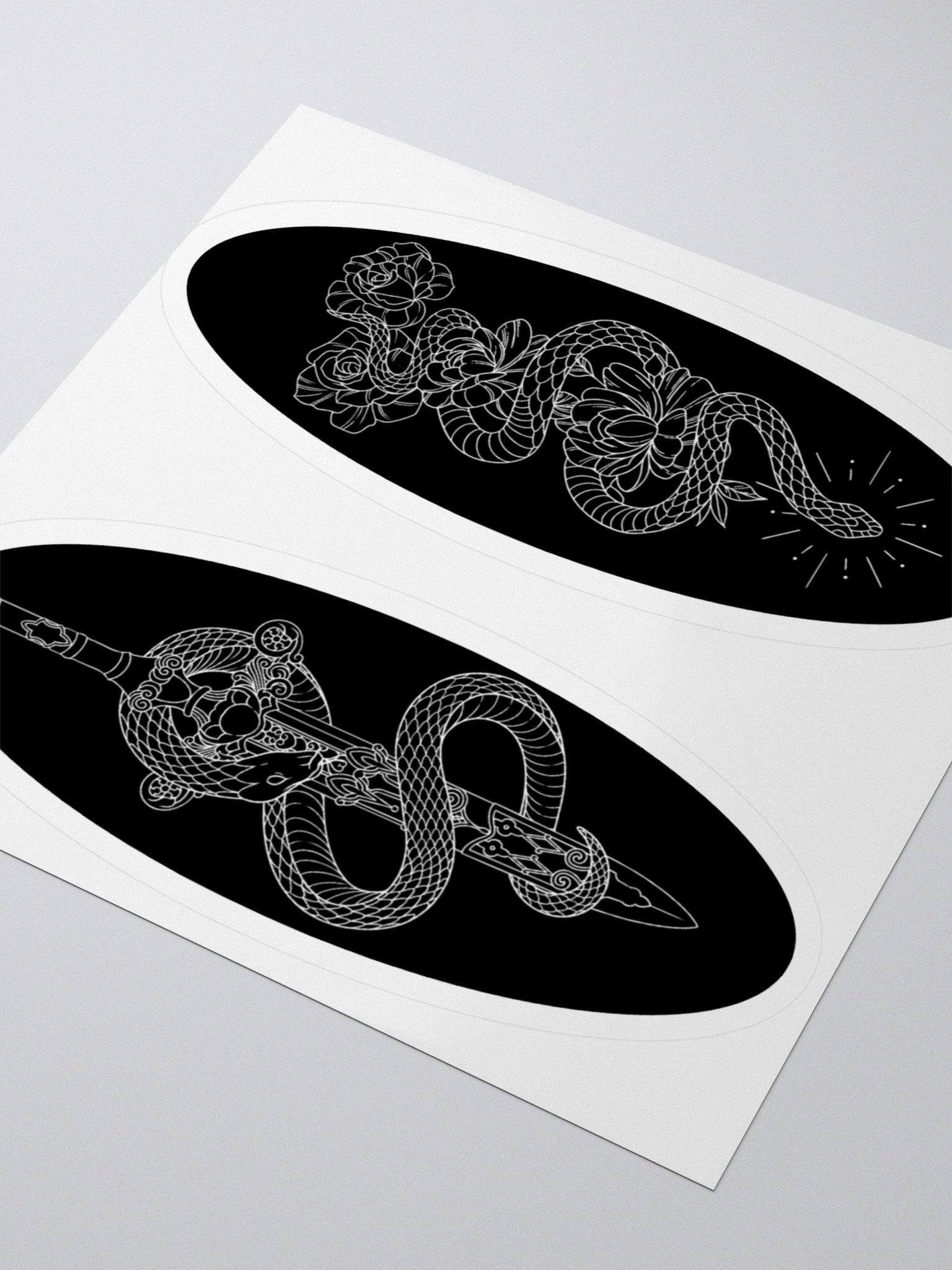 Oval Print Stickers product image (1)