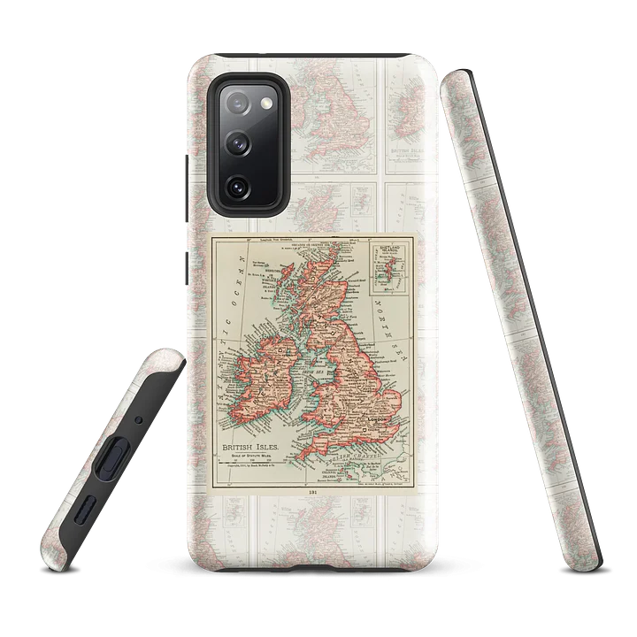 Vintage British Isles Map Samsung® Tough Case product image (3)