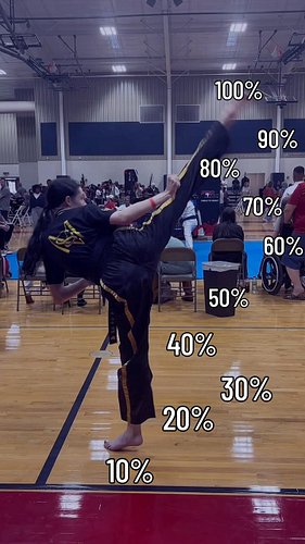 How much do you love Martial arts? Tell me your percentage! 

#martialarts #blackbelt #kicking #sportkarate #karatetournament