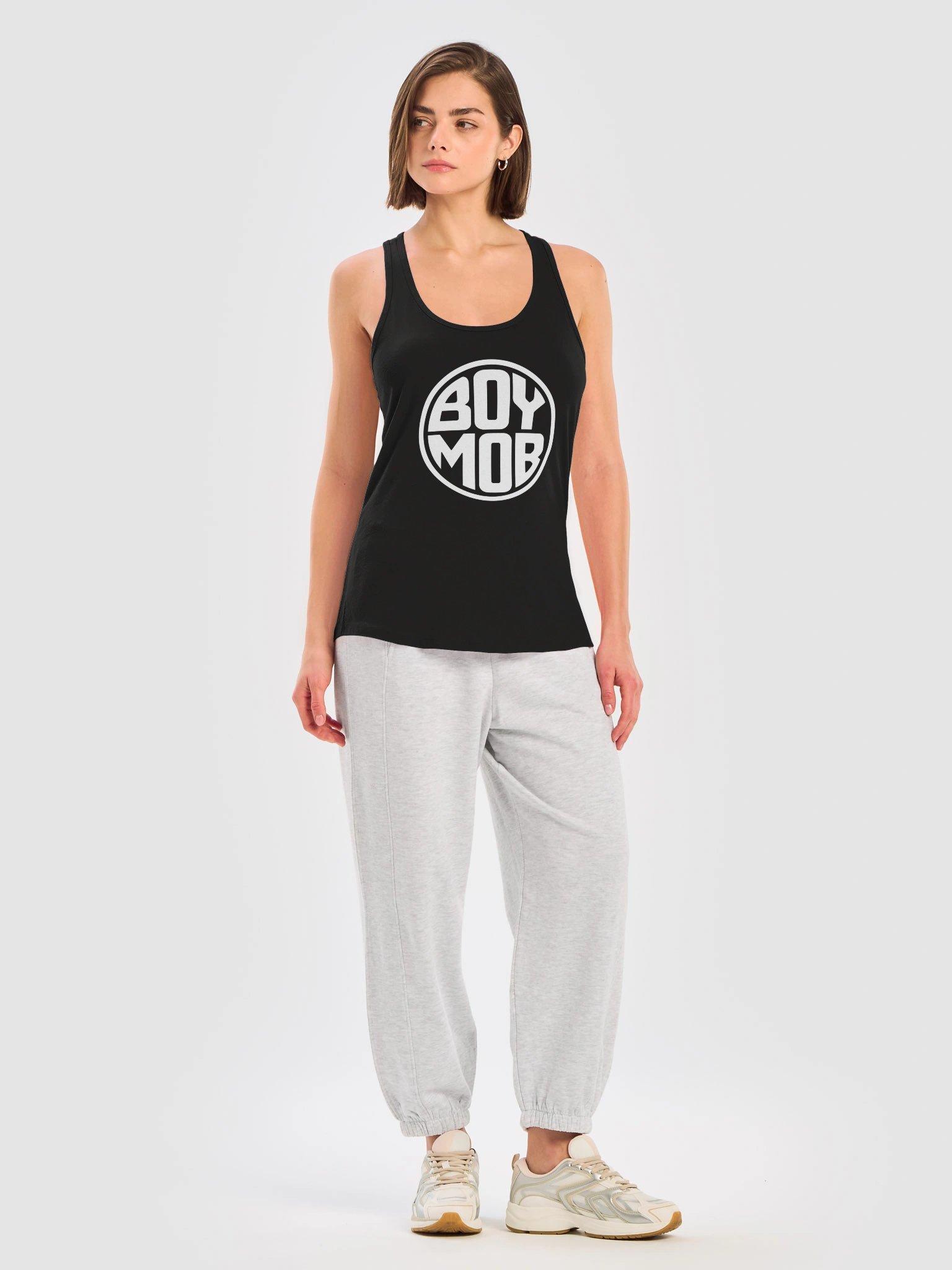 BOY MOB Circle Logo Racerback Tank product image (11)