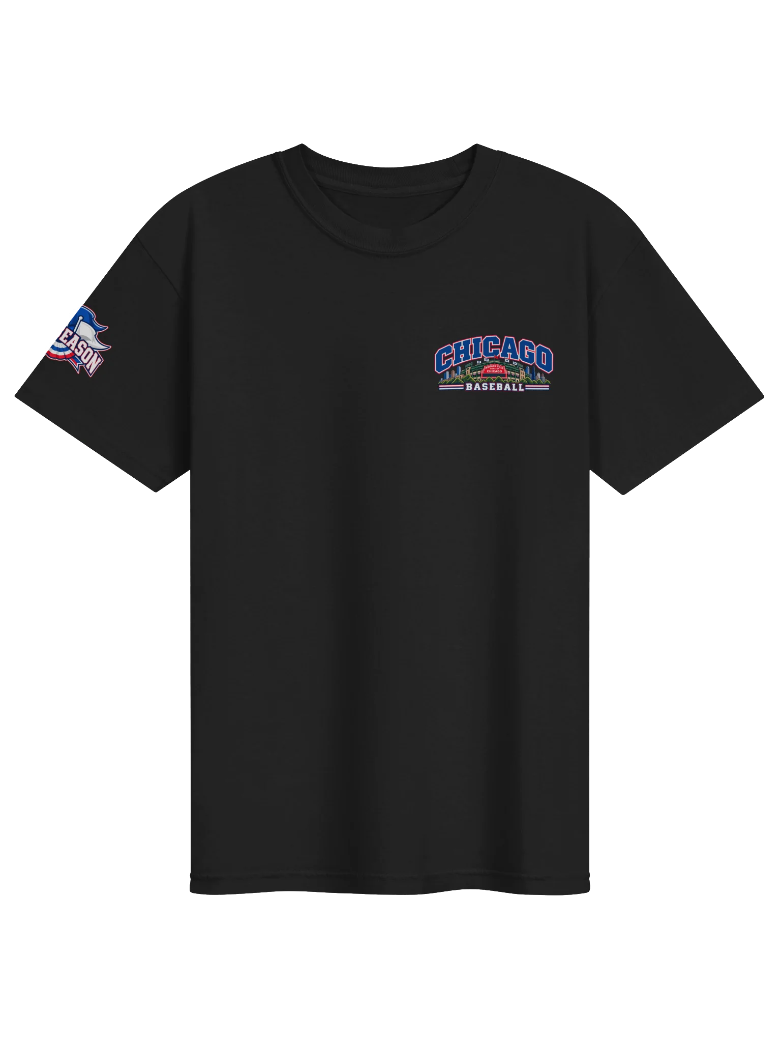 Chicago Northside Baseball 2026 "Postseason" Animated Player Back Print T-Shirt product image (1)