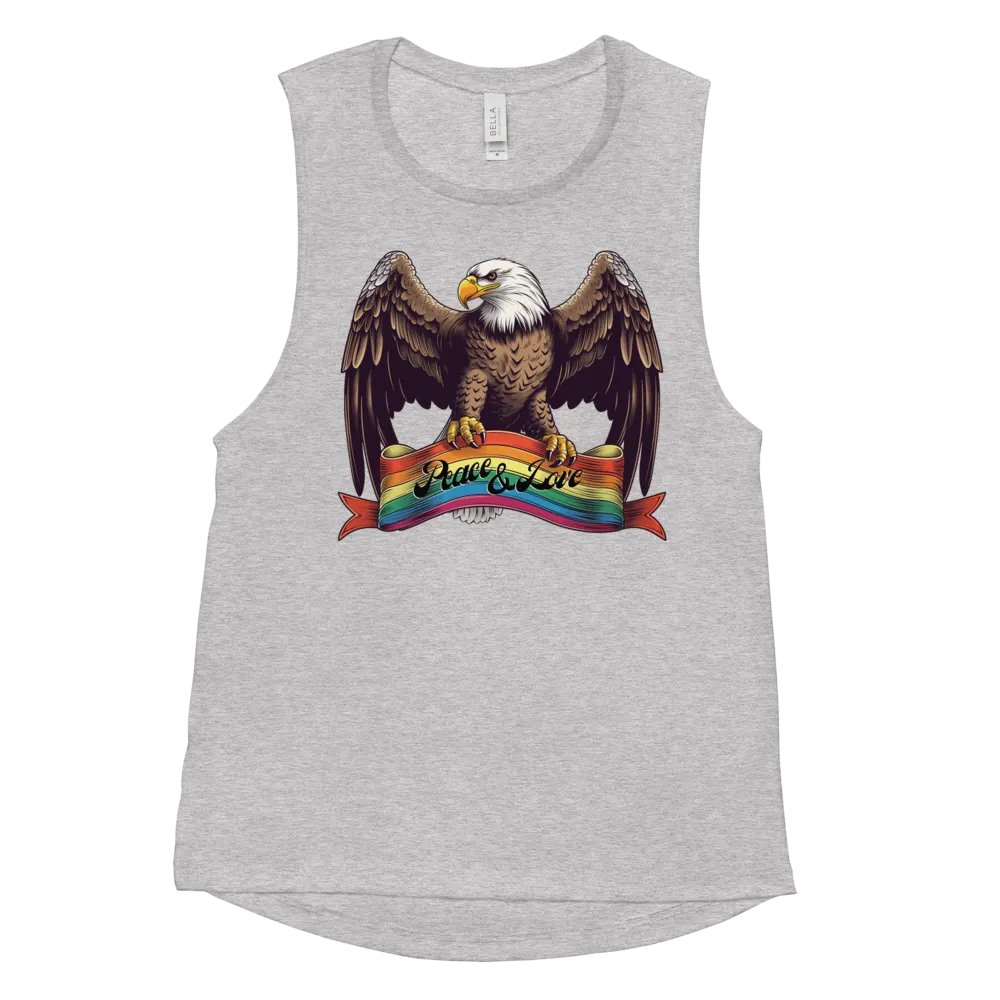 Peace & Love women's tank product image (2)