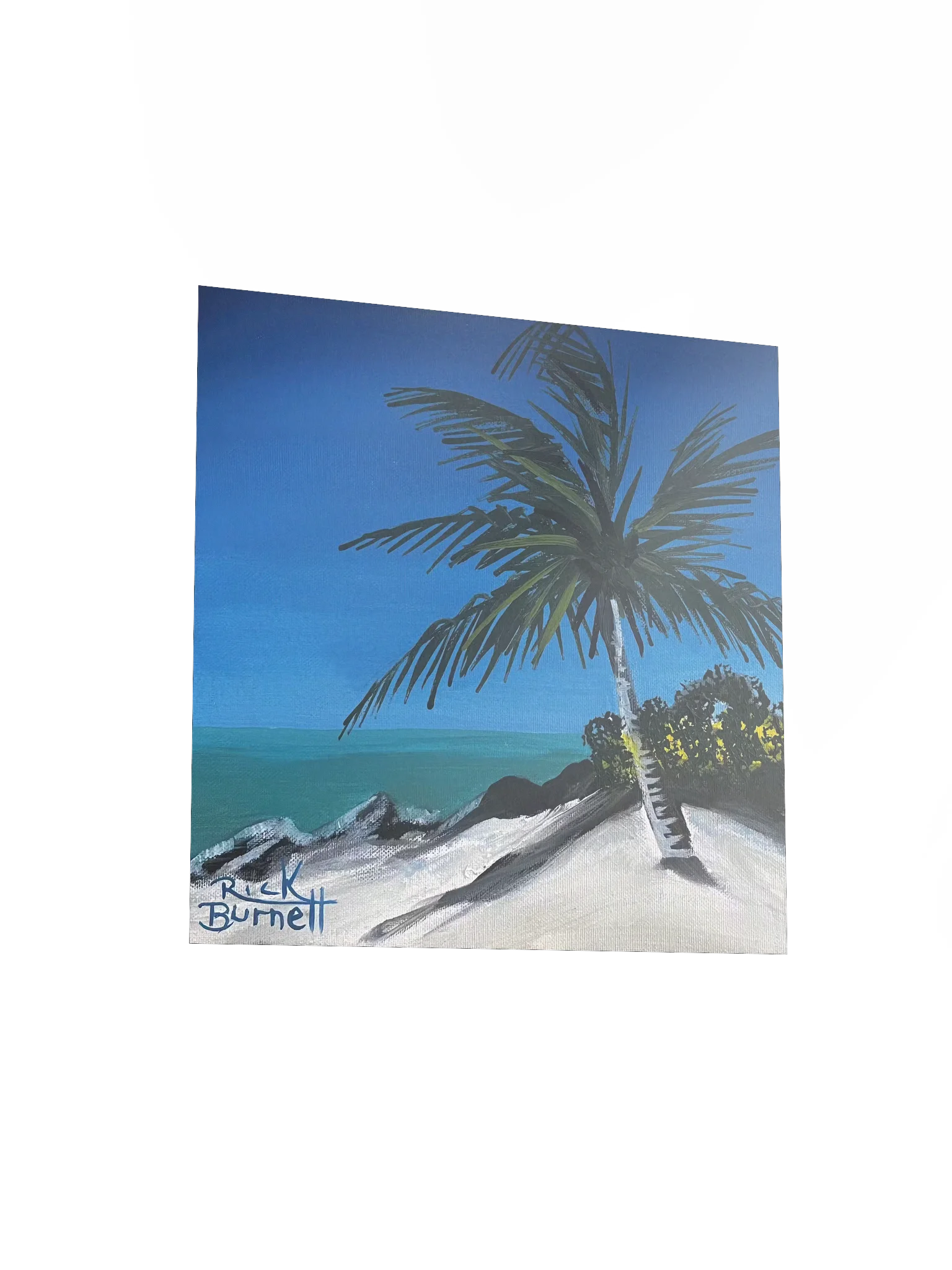 Rick Burnett Fort Zach Beach Square Poster product image (3)