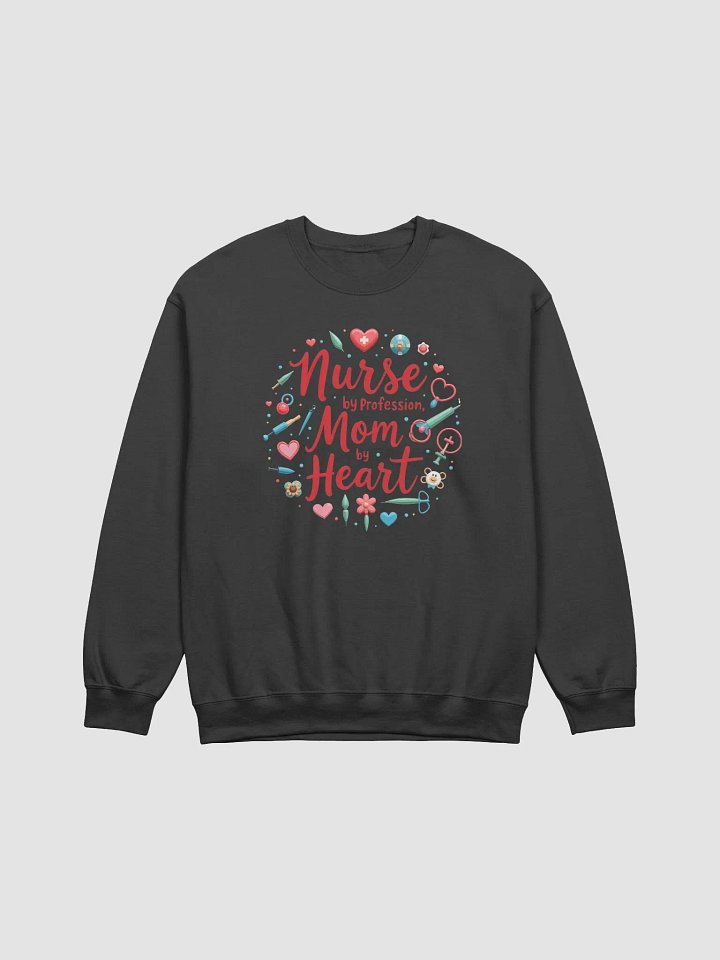 Nurse by Heart Crewneck Sweatshirt product image (2)