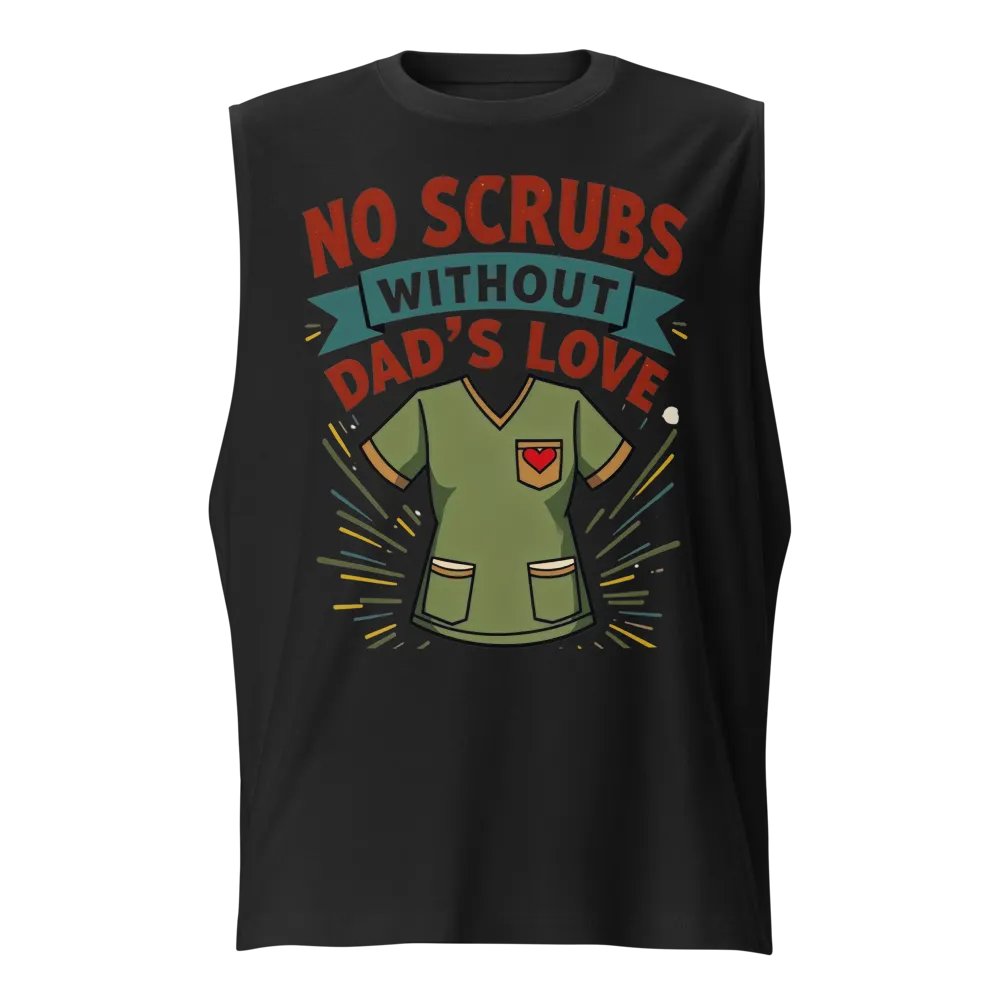 Dad's Love Medical Scrubs Muscle Tank product image (1)