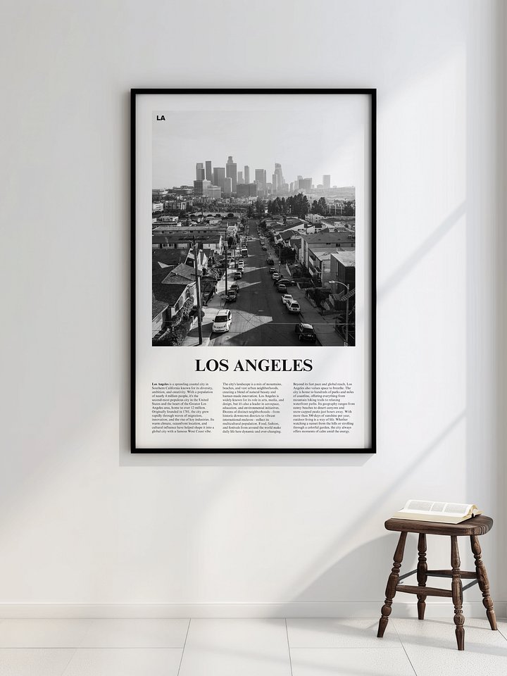 Los Angeles 02 Newspaper Poster product image (2)