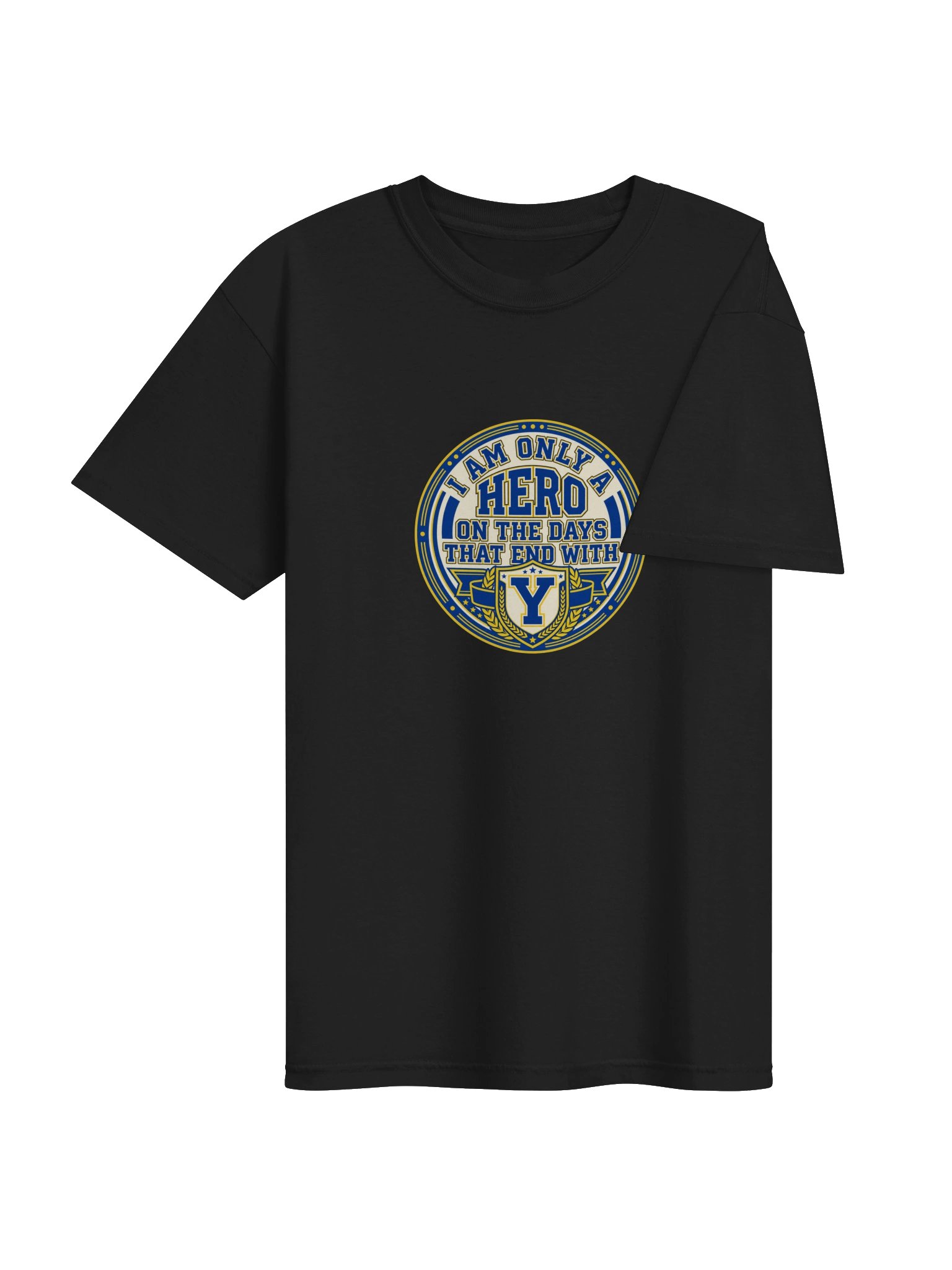 Only a Hero on Days Ending With Y - Varsity T-Shirt product image (4)