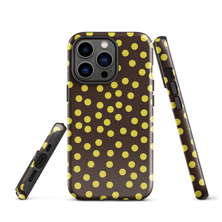 Choco Banana Scatter Dots iPhone Case product image (2)