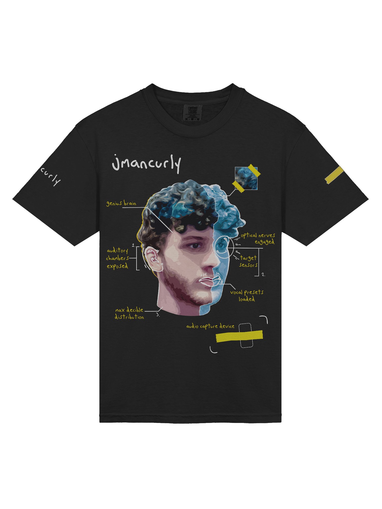 3D Head Blueprint Shirt product image (1)