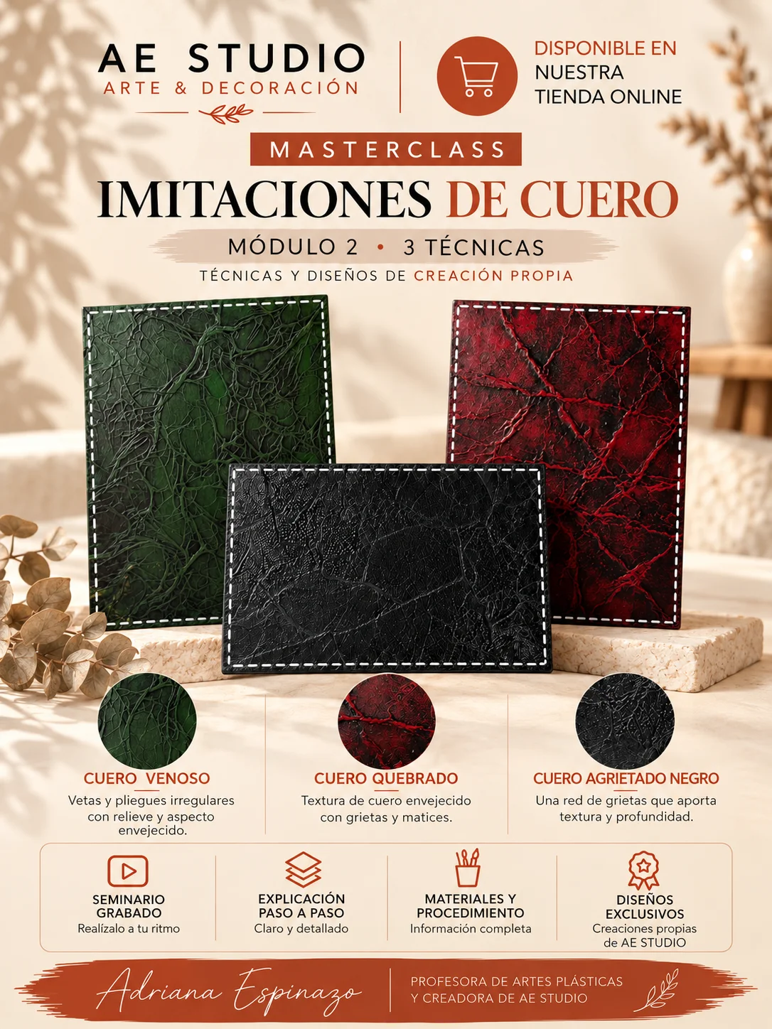 MASTERCLASS IMITACIONES DE CUERO · MÓDULO 2 product image (1)