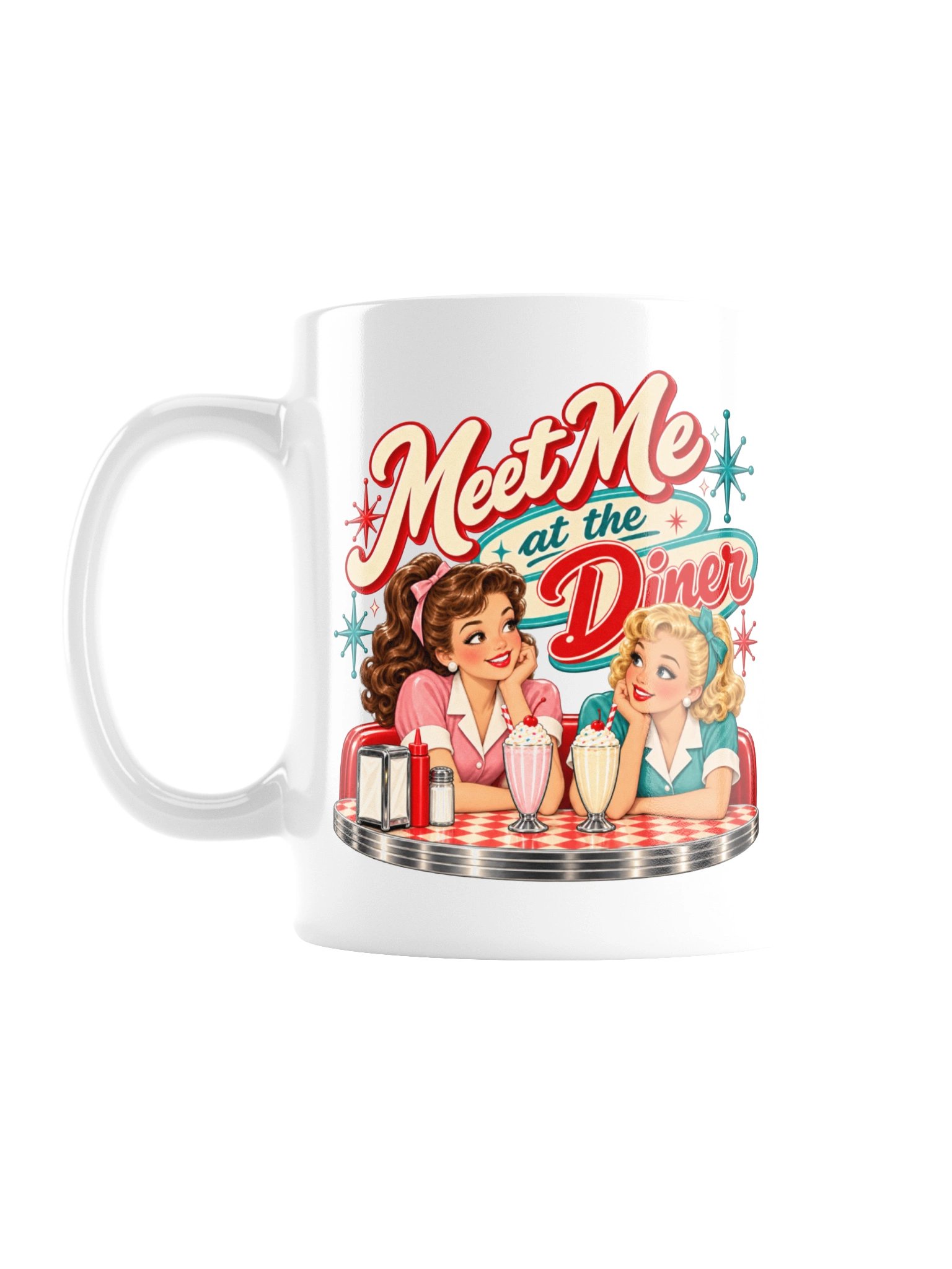 Meet Me at the Diner — Vintage Diner Mug product image (2)