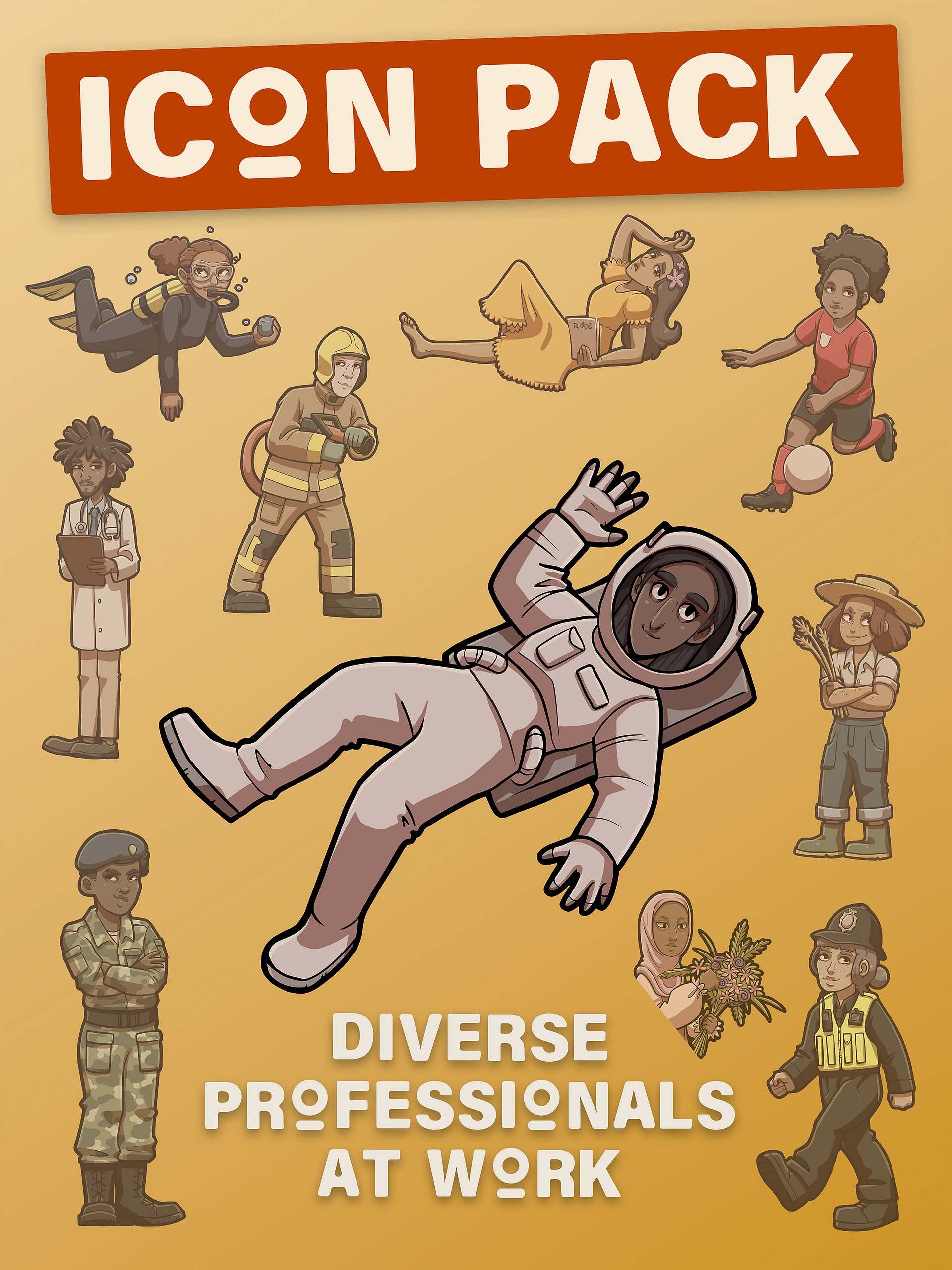 Diverse Professionals - Icon Pack product image (1)