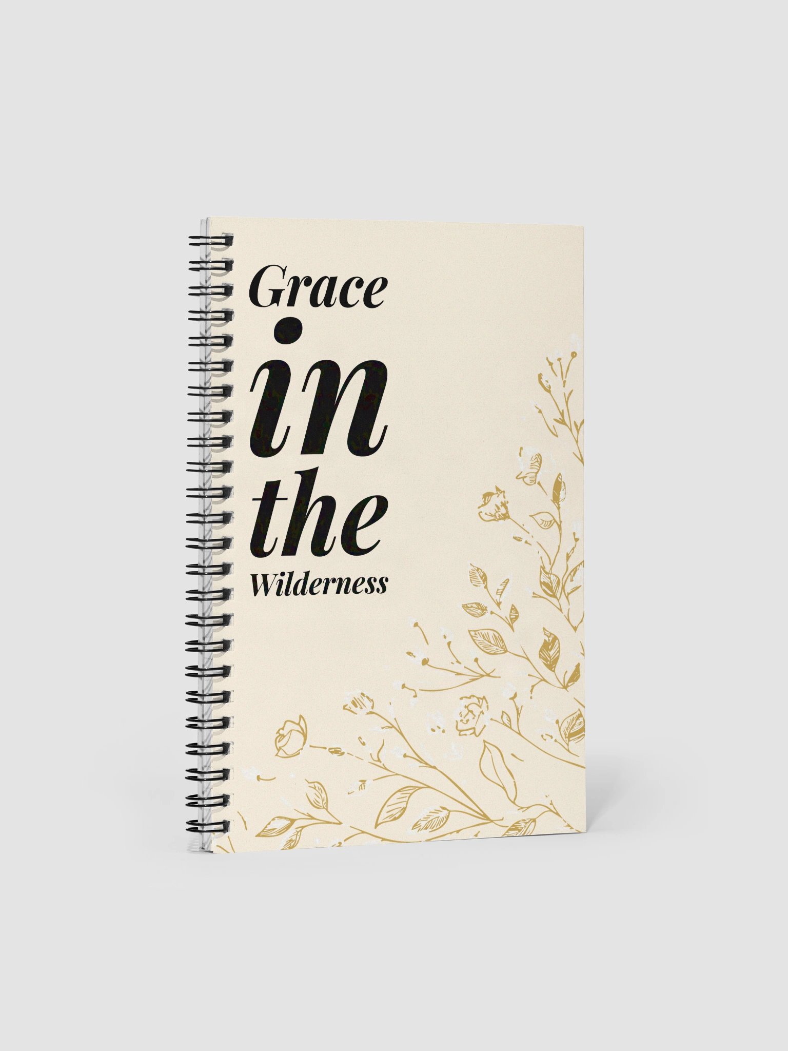 Grace in the Wilderness Spiral Notebook – Isaiah 30:18 (Soft Light) \| By Grace Capsule product image (1)