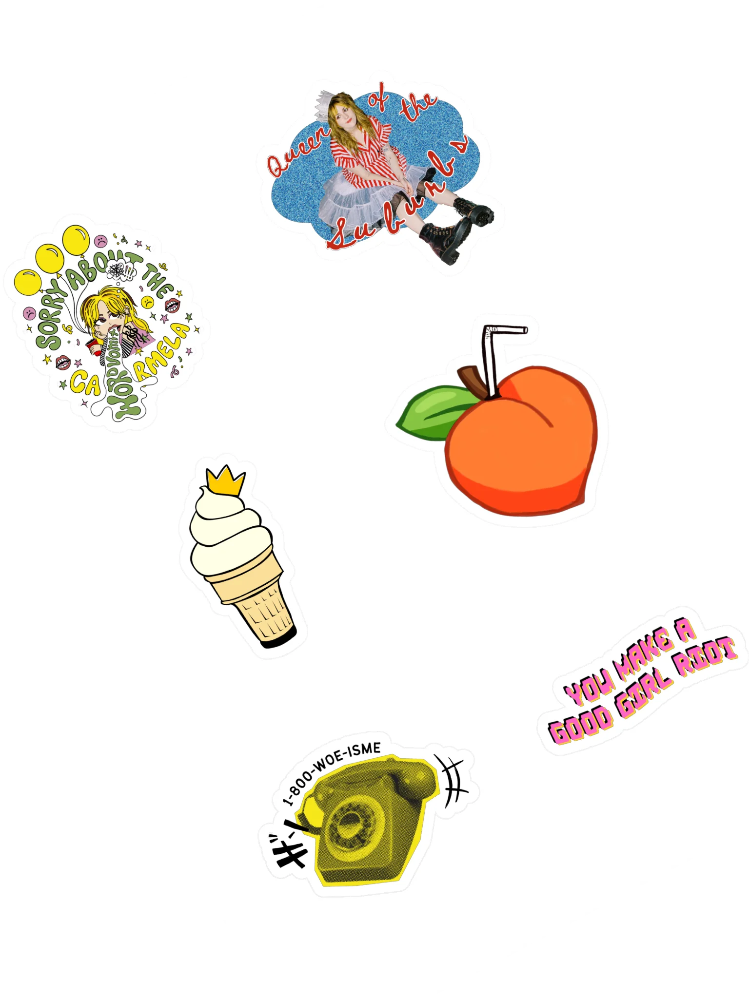 Sticker Sheet - Queen of the Suburbs product image (1)