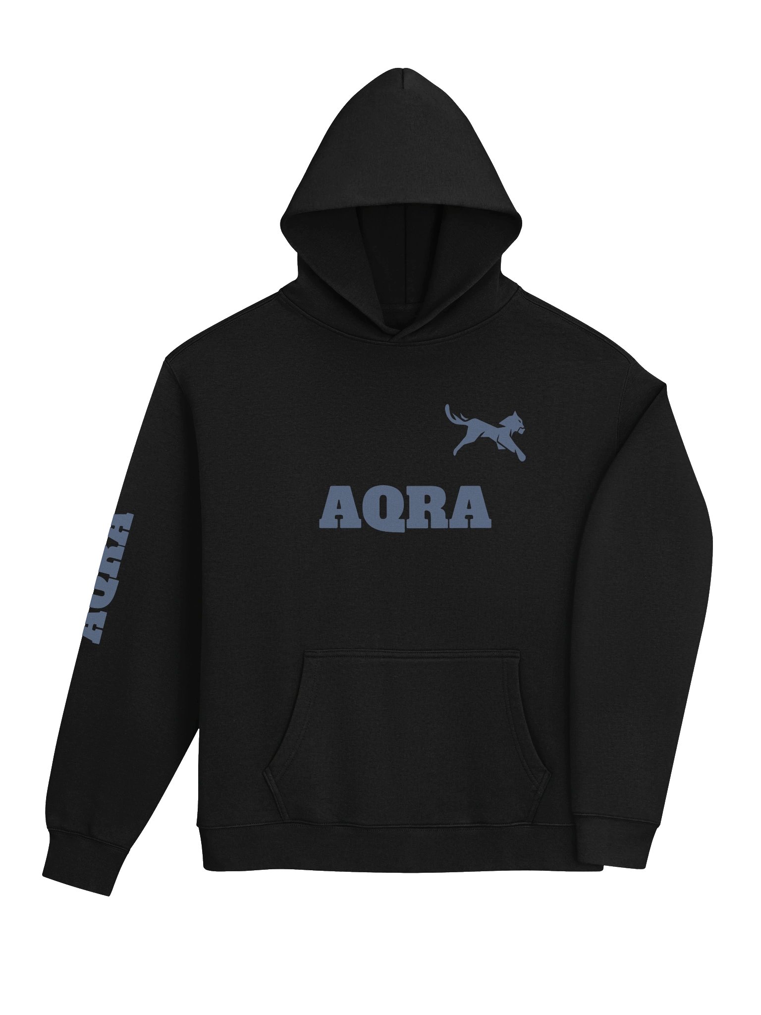 AQRA Signature Heavyweight Pullover Hoodie | Navy Blue product image (8)