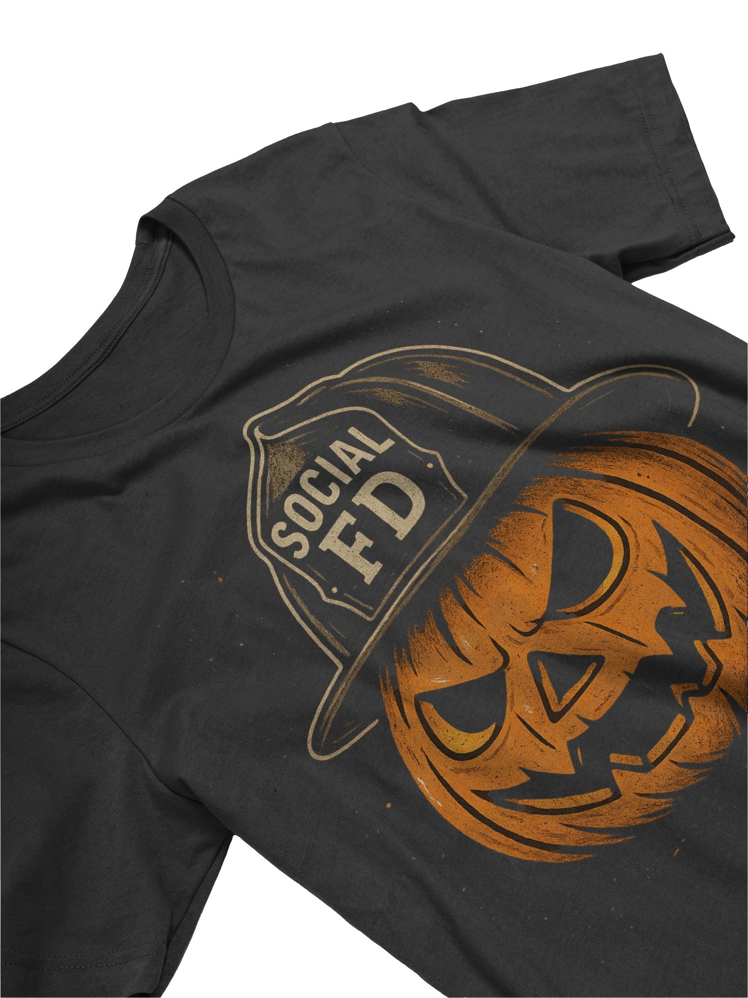 Spooky Social FD Pumpkin T-Shirt product image (3)