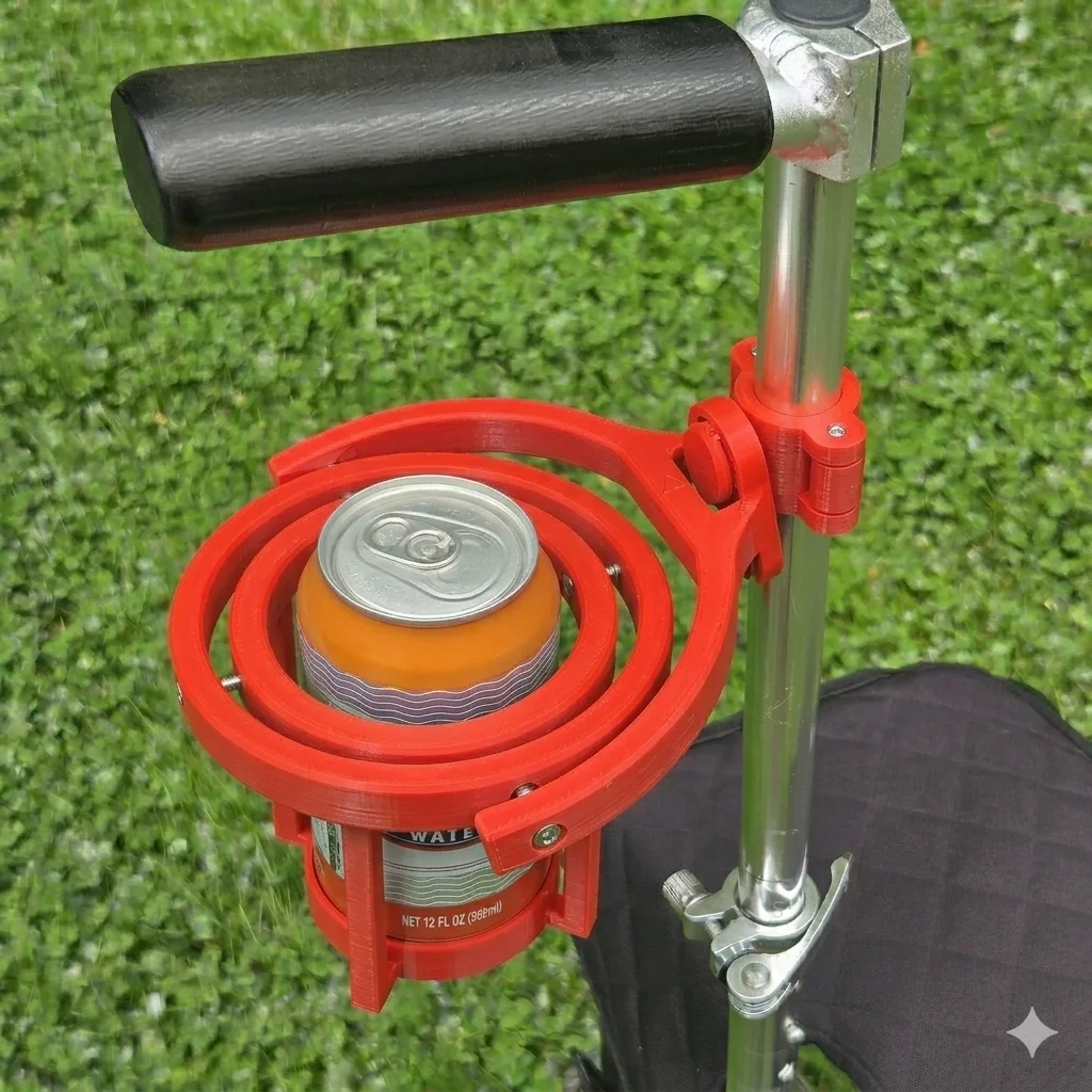 Zuca Cart Stabilized Cup Holder | Disc Golf | Fits Yeti Rambler & 12oz Cans product image (7)