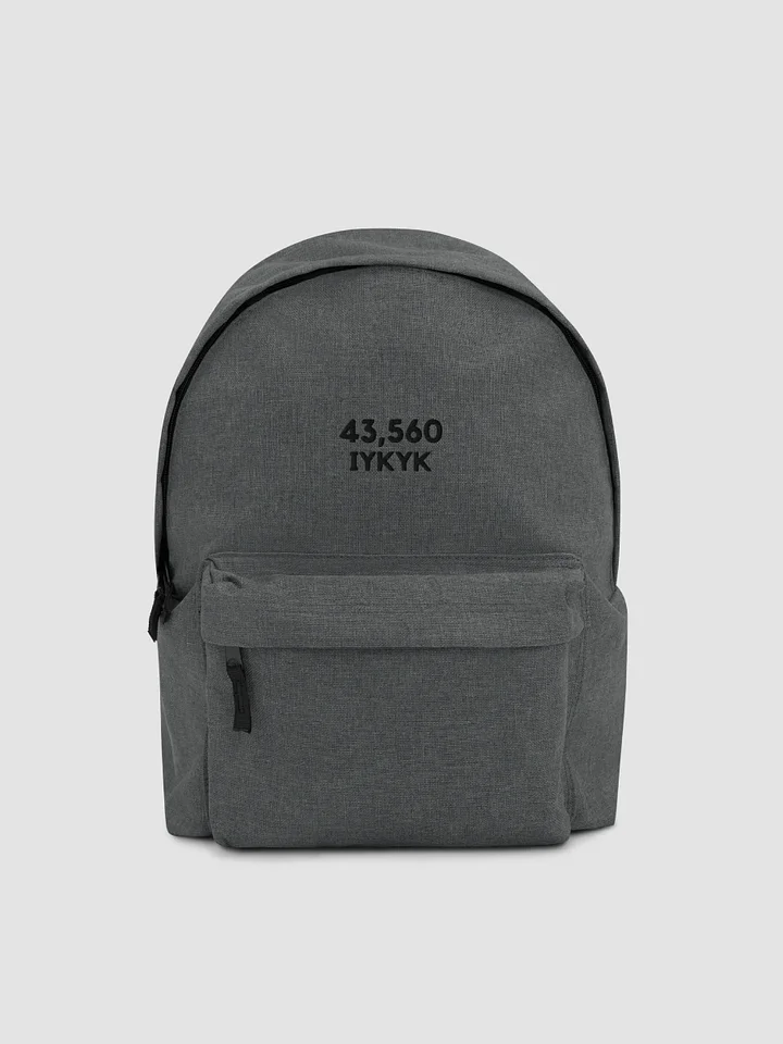 43560 IYKYK Backpack. Gray product image (1)