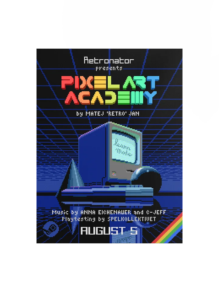 Pixel Art Academy: Learn Mode Launch Poster product image (1)