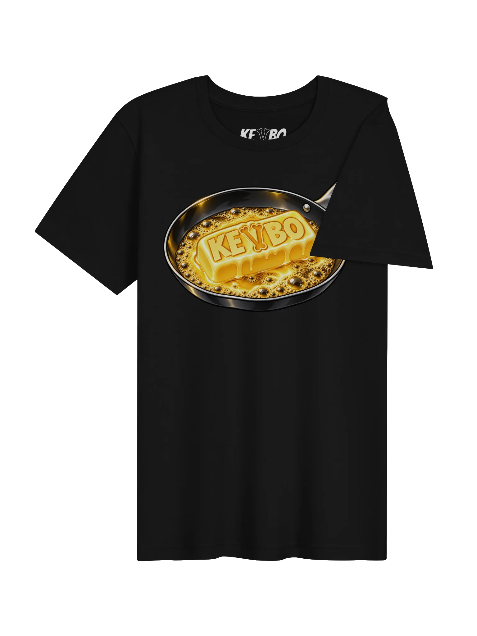 KEVBO X BUTTER "Sizzling Butter" ADULT Black T-Shirt product image (4)