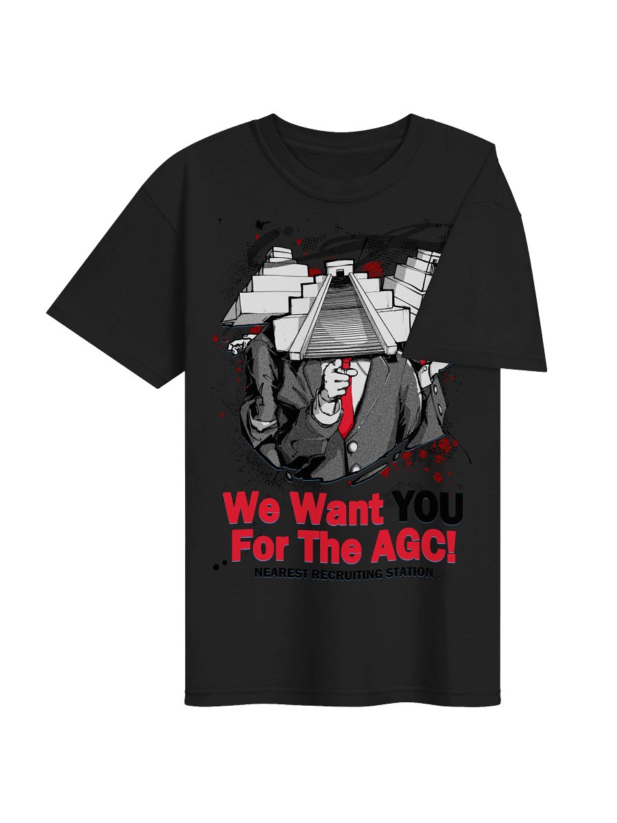 AGC RECRUIT TEE BLACK product image (4)