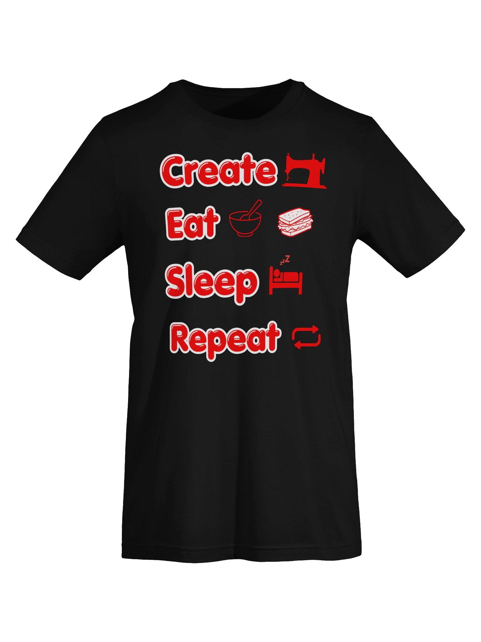 Create Eat Sleep Repeat - Red product image (5)