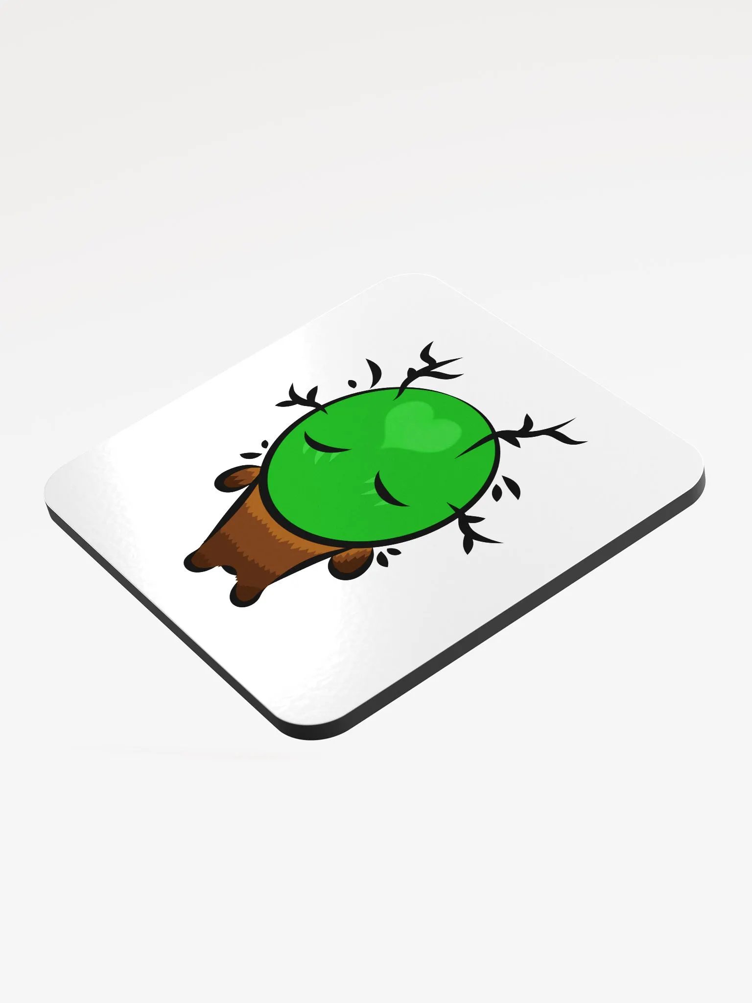 Frank Heart Glossed Cork Coaster product image (4)