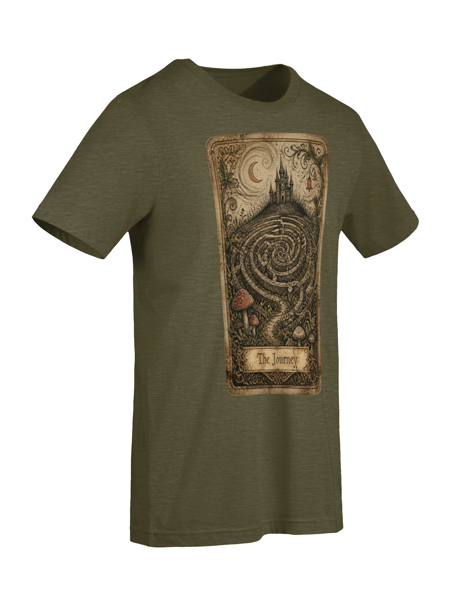 The Journey Tarot/Oracle Inspired Shirt, Labyrinth Dark Fantasy Tee product image (8)