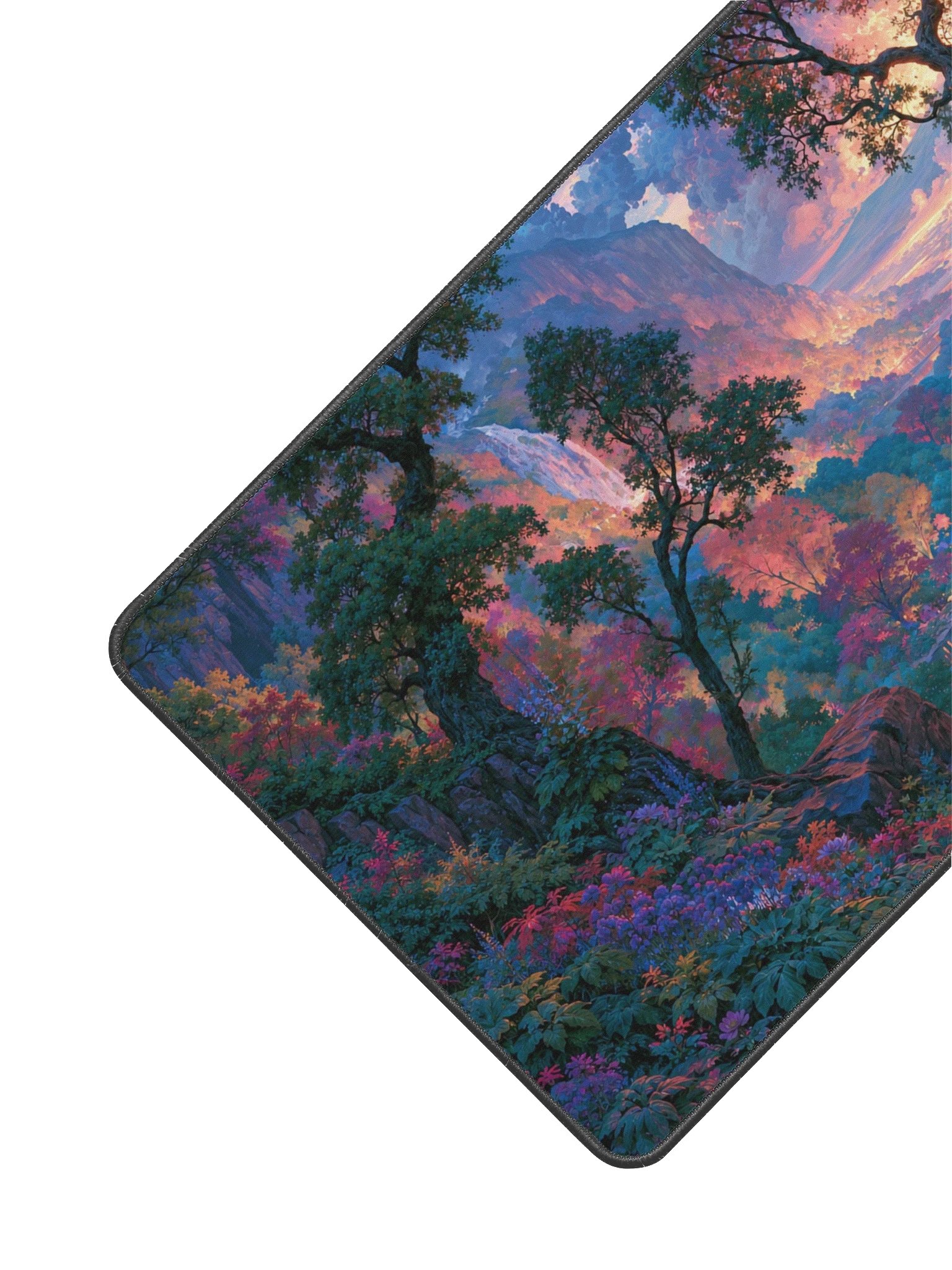 Twilight Valley of Trees Desk Mat product image (3)