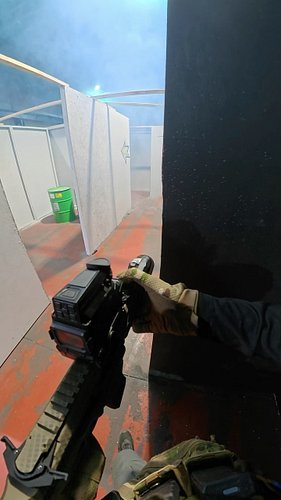 Had a great time @westmidlandsairsoft last night…. This PYRO is AMAZING!! #airsoft #notreal