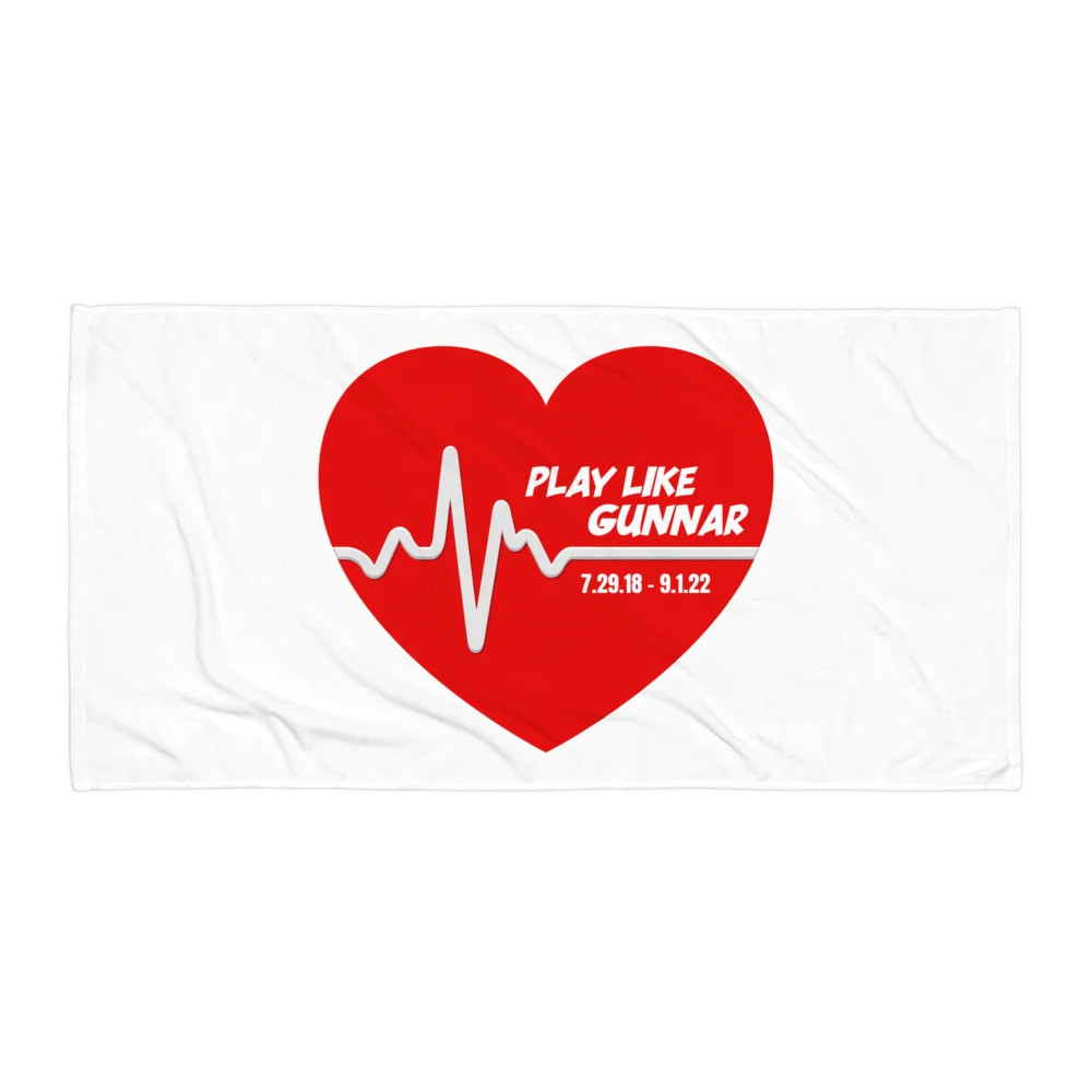 Play Like Gunnar Memorial Beach Towel product image (1)