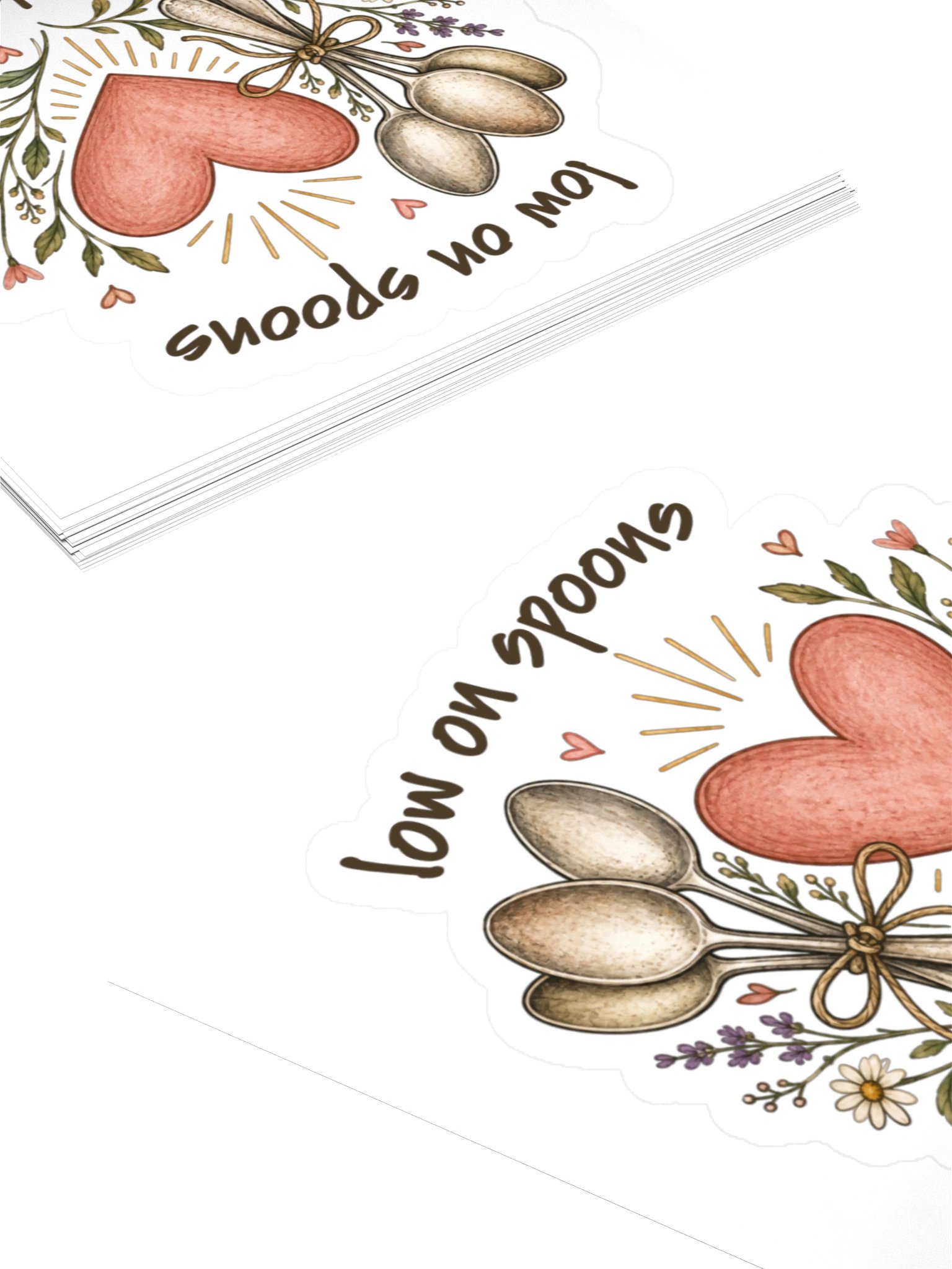 Low on Spoons (Sticker) product image (4)