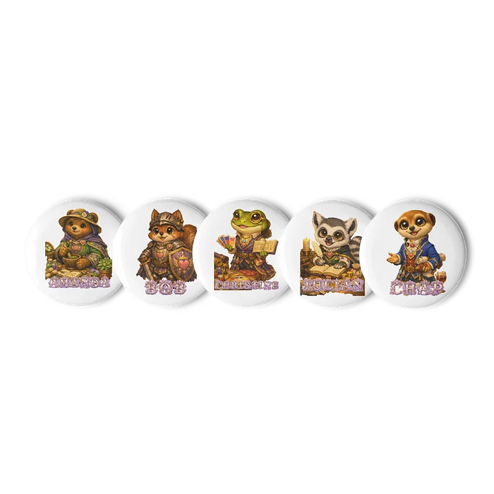 Kingdoms Court 2 Pin Button Set product image (1)