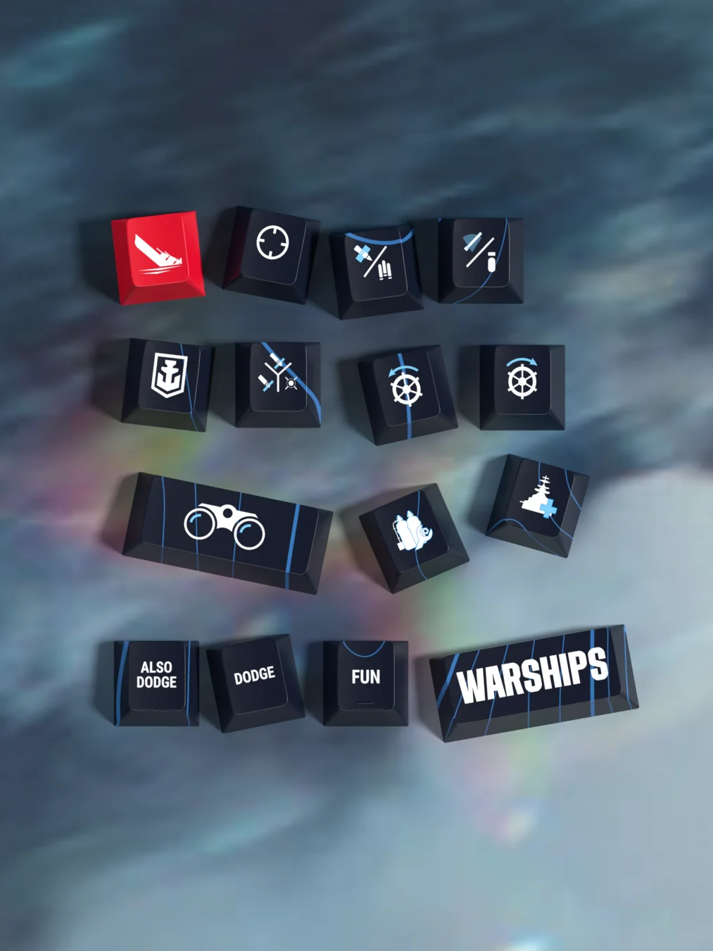 Warships Bundle (Keyset & Deskmat) product image (6)