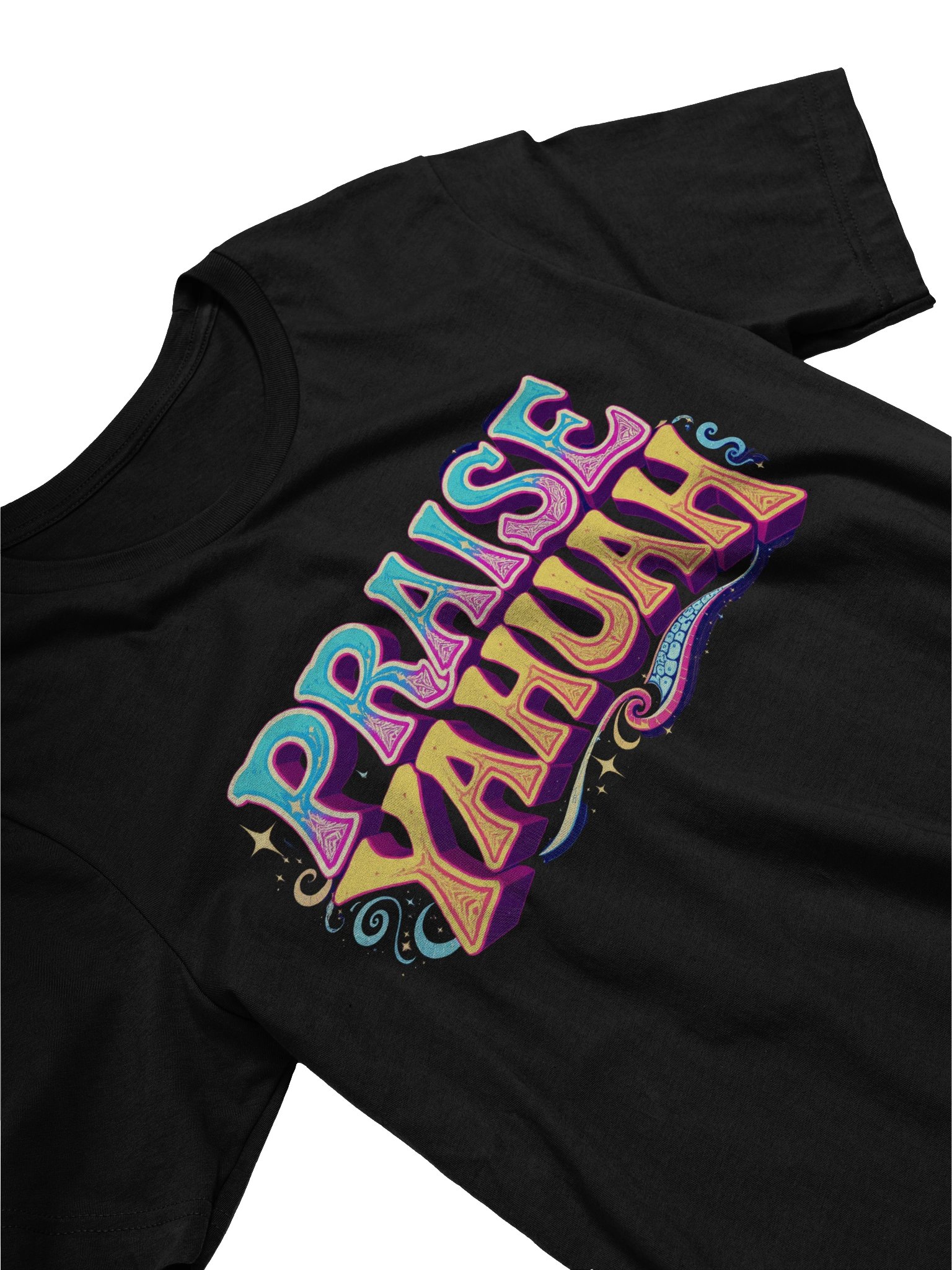 PRAISE YAHUAH Retro Style T-Shirt | Vintage Inspired Hebrew Faith Apparel | Premium Soft Tee product image (3)