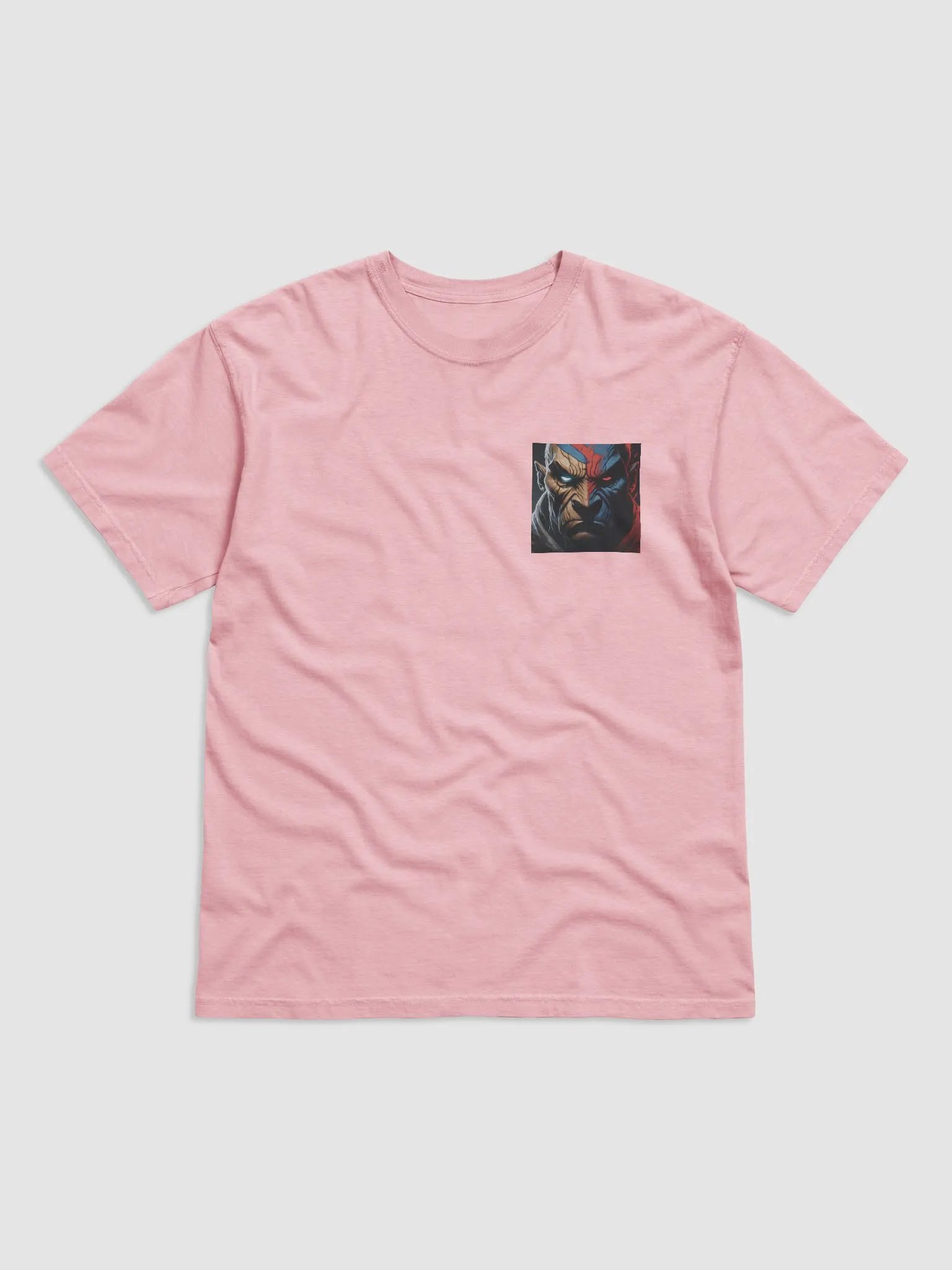 Golden & Blue Split-Face Graphic Tee product image (3)