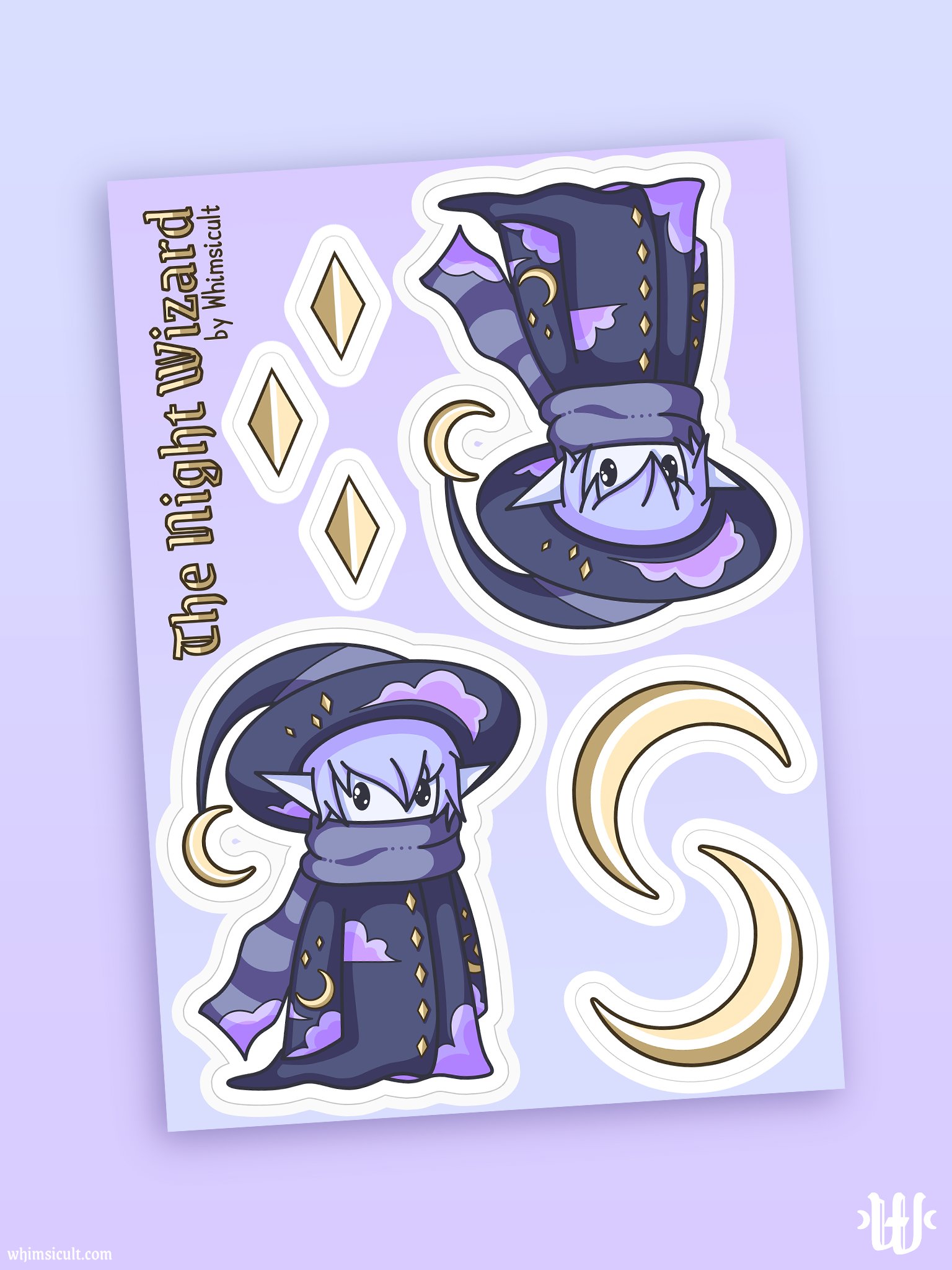 Night Wizard Sticker Sheet product image (1)