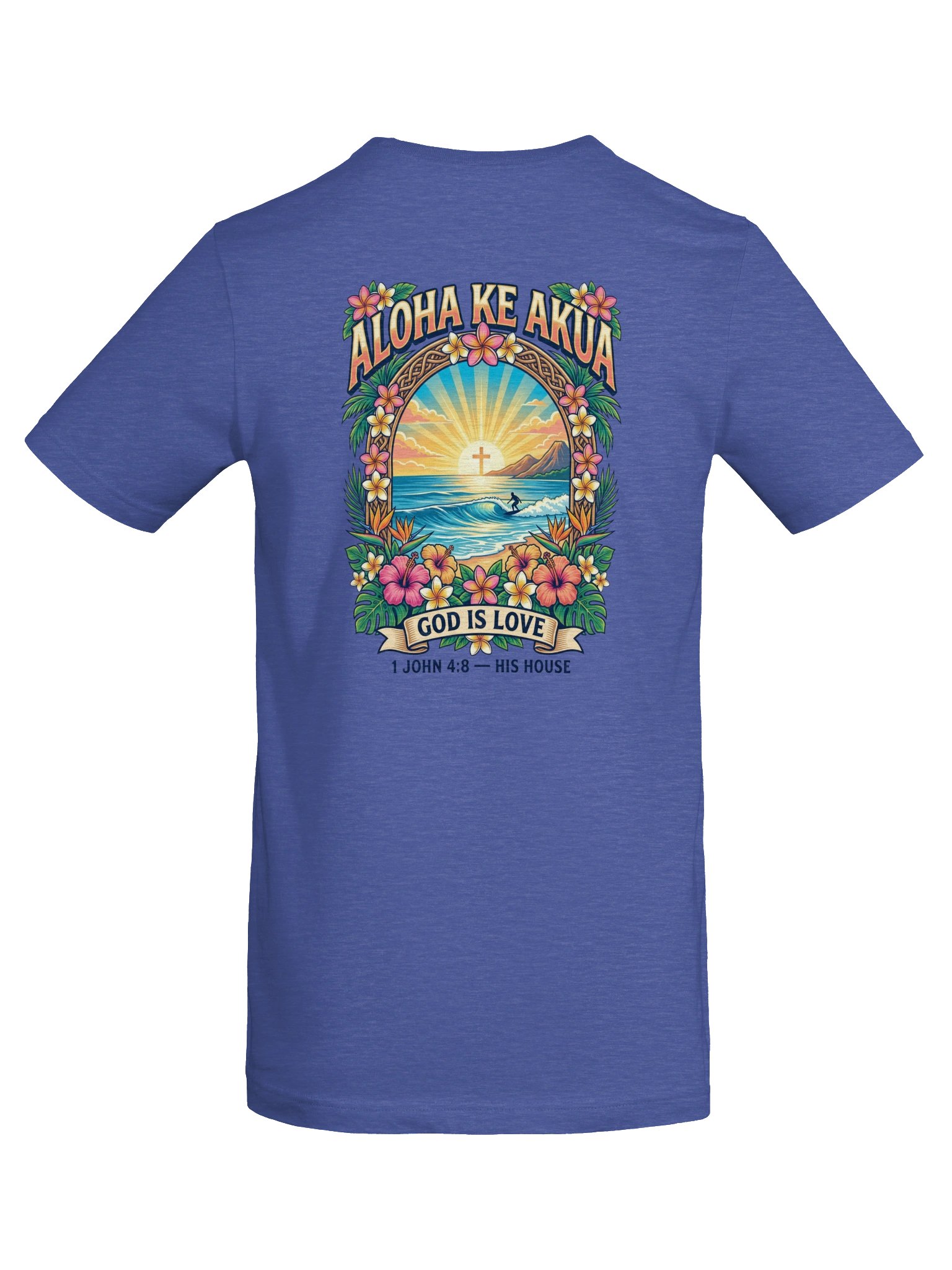 His House Unisex "Aloha Ke Akua" T-Shirt product image (6)