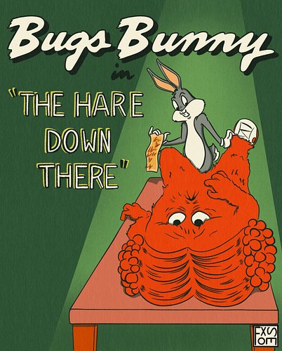 From #meepsdrawingclub a few years ago.
.
.
.
#bugsbunny #looneytunes #gossamer #lowbrowart