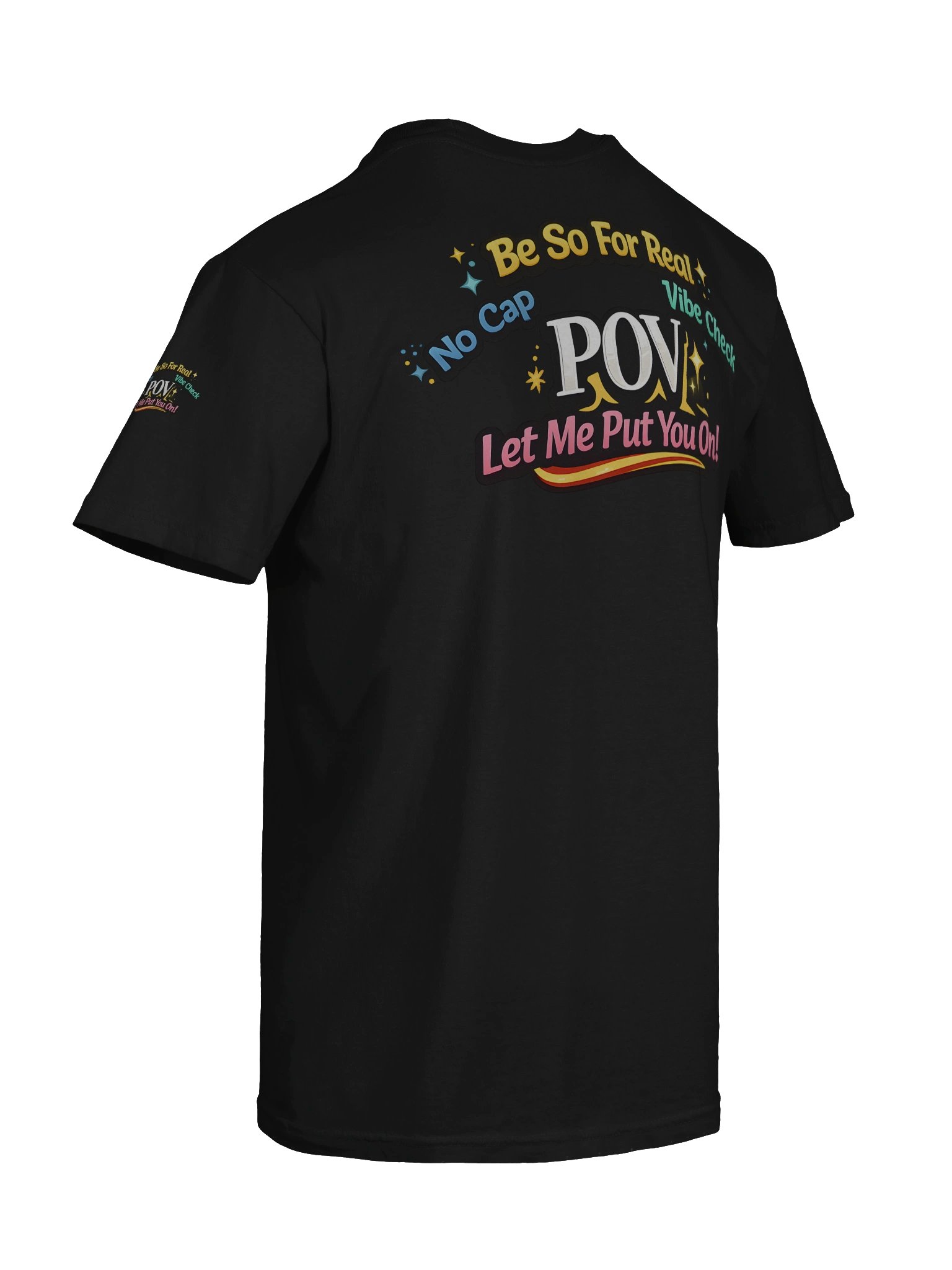 Vibrant Text Graphic Cotton Tee product image (106)