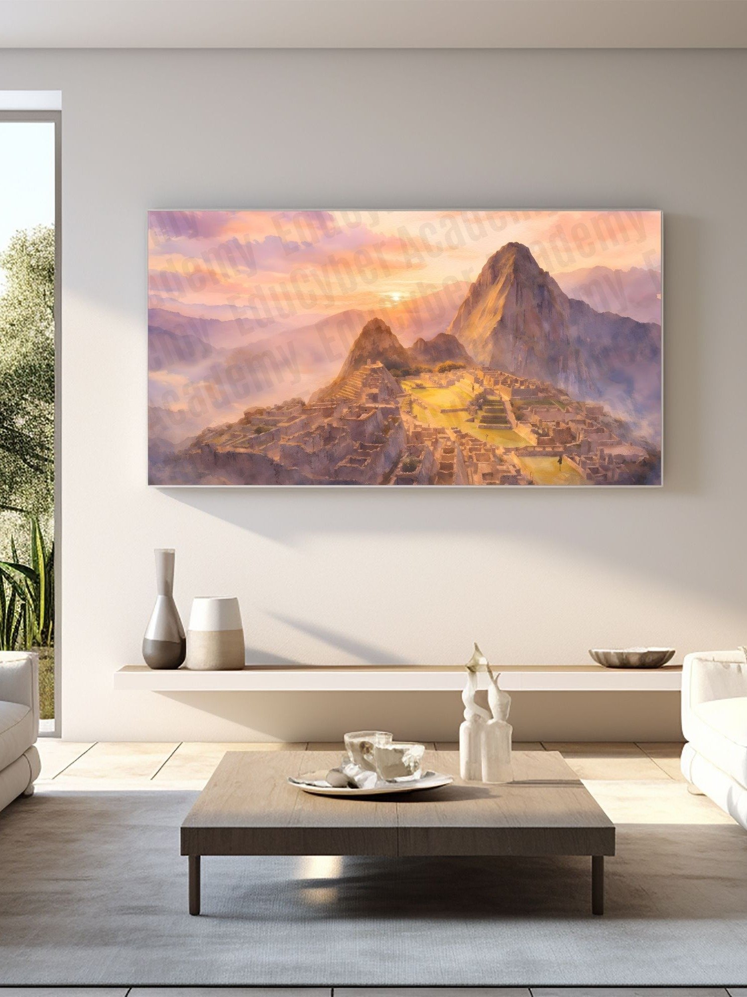 Modern Seven Wonders of the World Machu Pichu Frame TV Art, Desktop, and Laptop Wallpaper Background 4K Resolution Image product image (9)