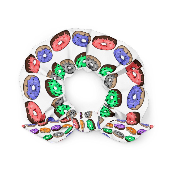 Spooky Donuts Scrunchie product image (1)