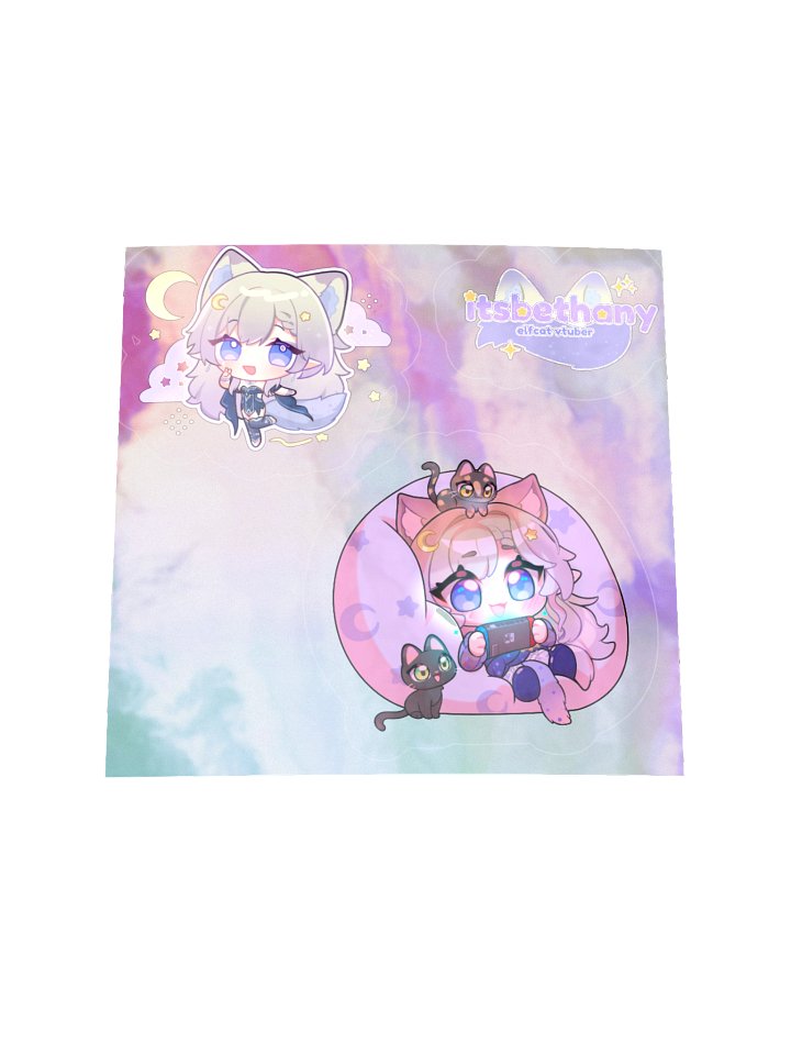 Vtuber Beth Sticker Sheet Holo product image (1)