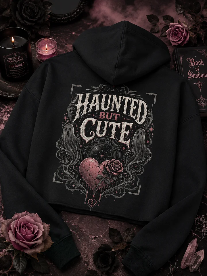 Haunted but Cute Cropped Hoodie product image (2)