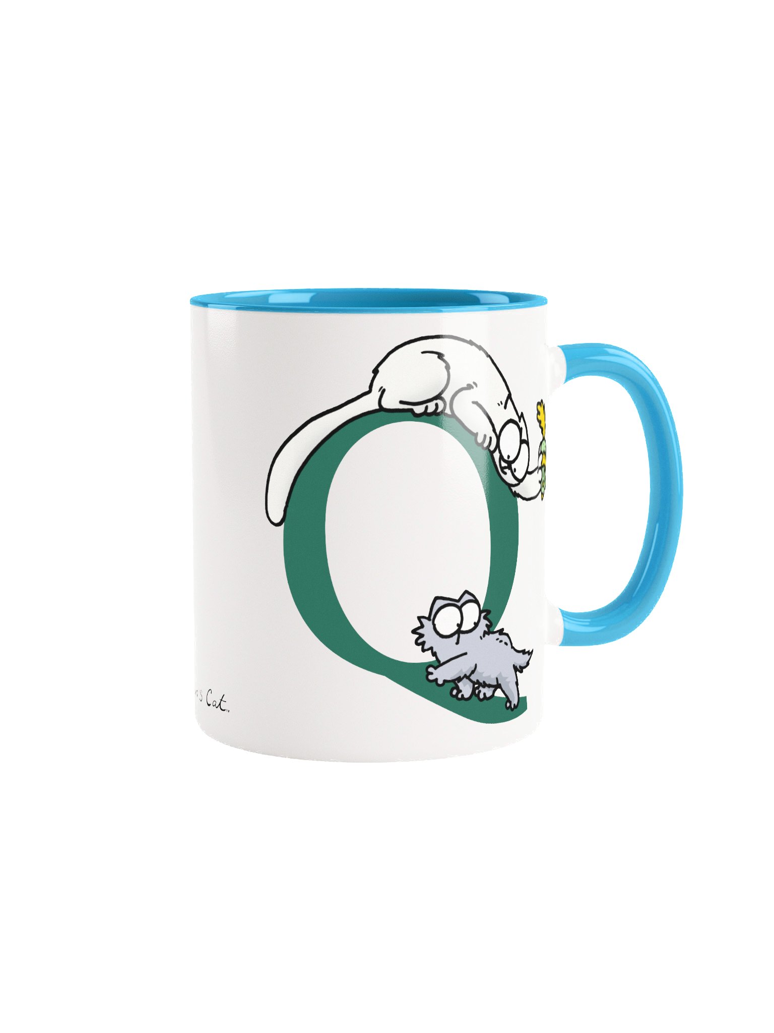 Cat Monogram Mug - Q product image (2)