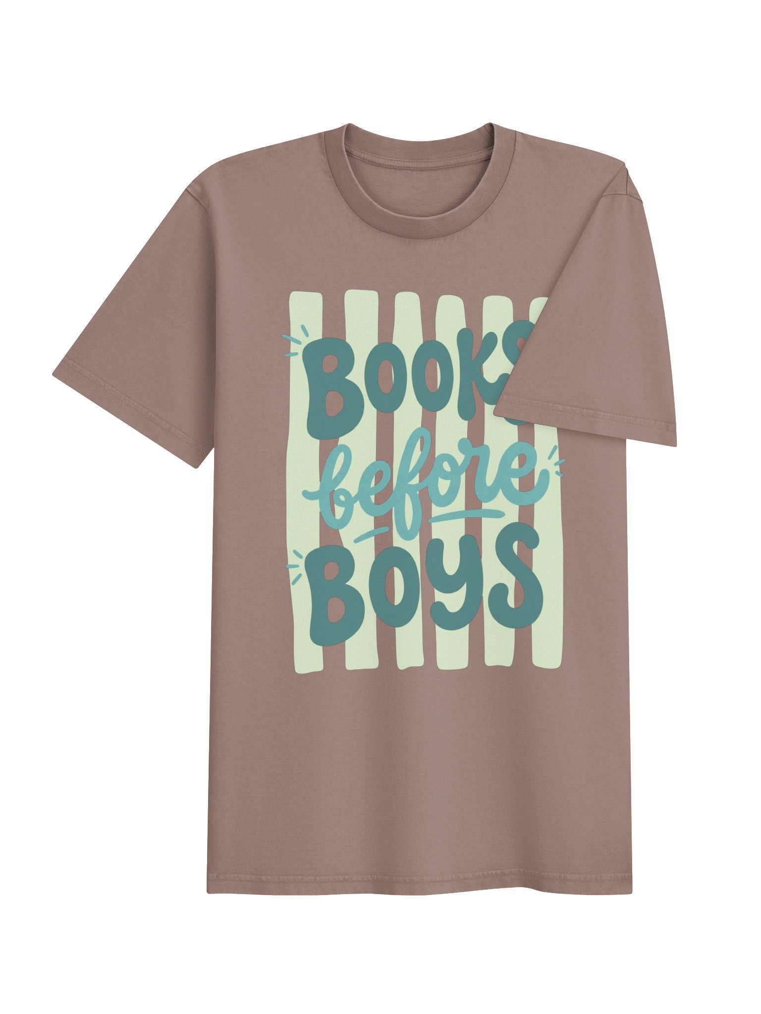Books Before Boys Tee — Retro Book Lover Shirt product image (15)
