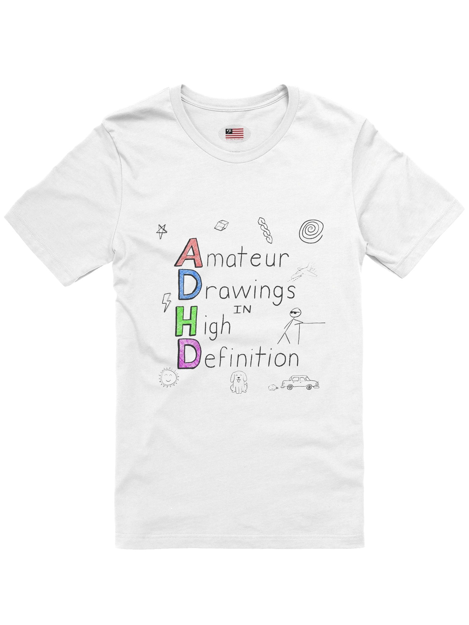 ADHD Avatar Graphic Tee product image (1)