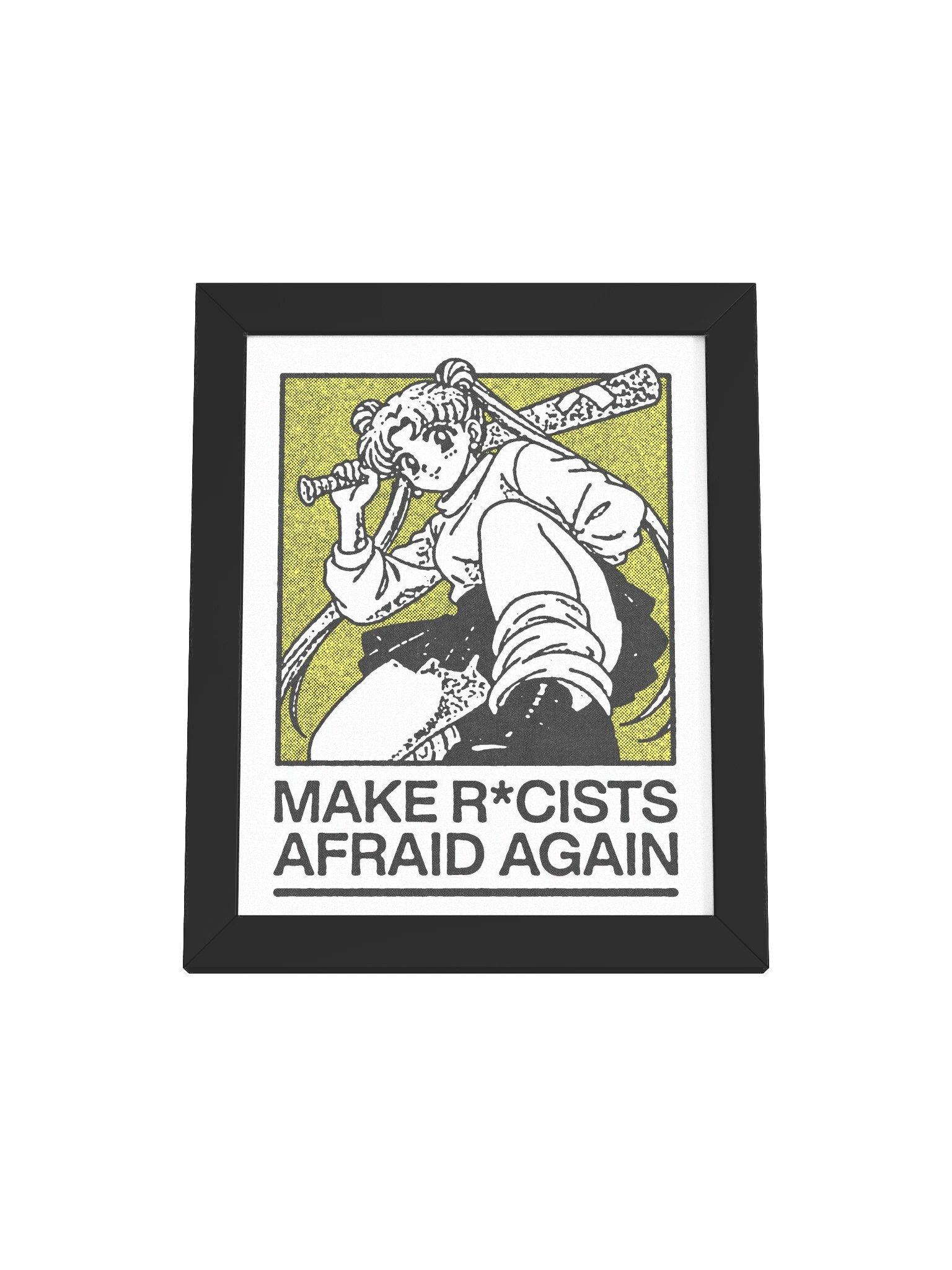 AFRAID AGAIN ! Framed Print. number 9 product image (1)